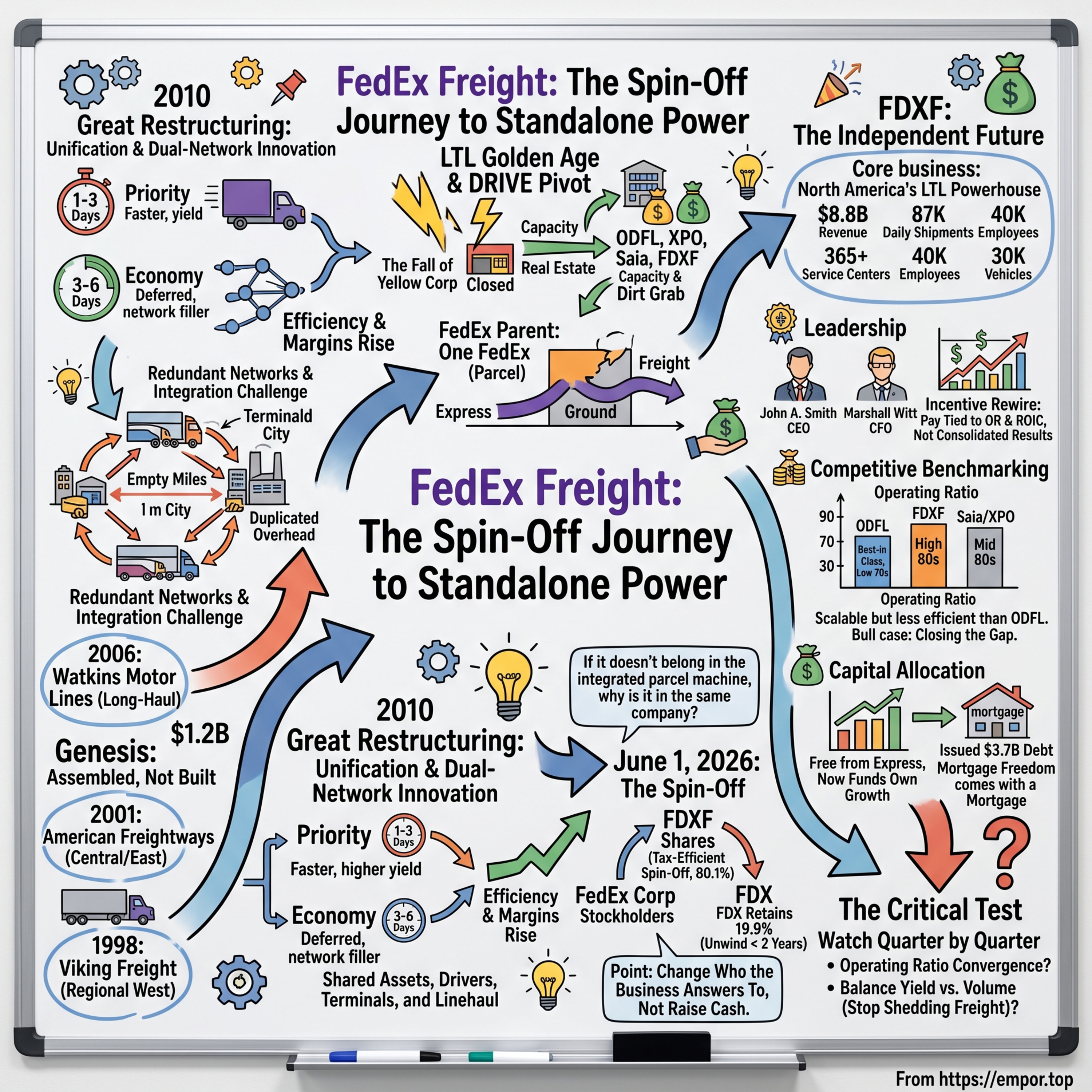 FedEx Freight: The Spin-Off of North America's LTL Powerhouse - $FDXF episode artwork
