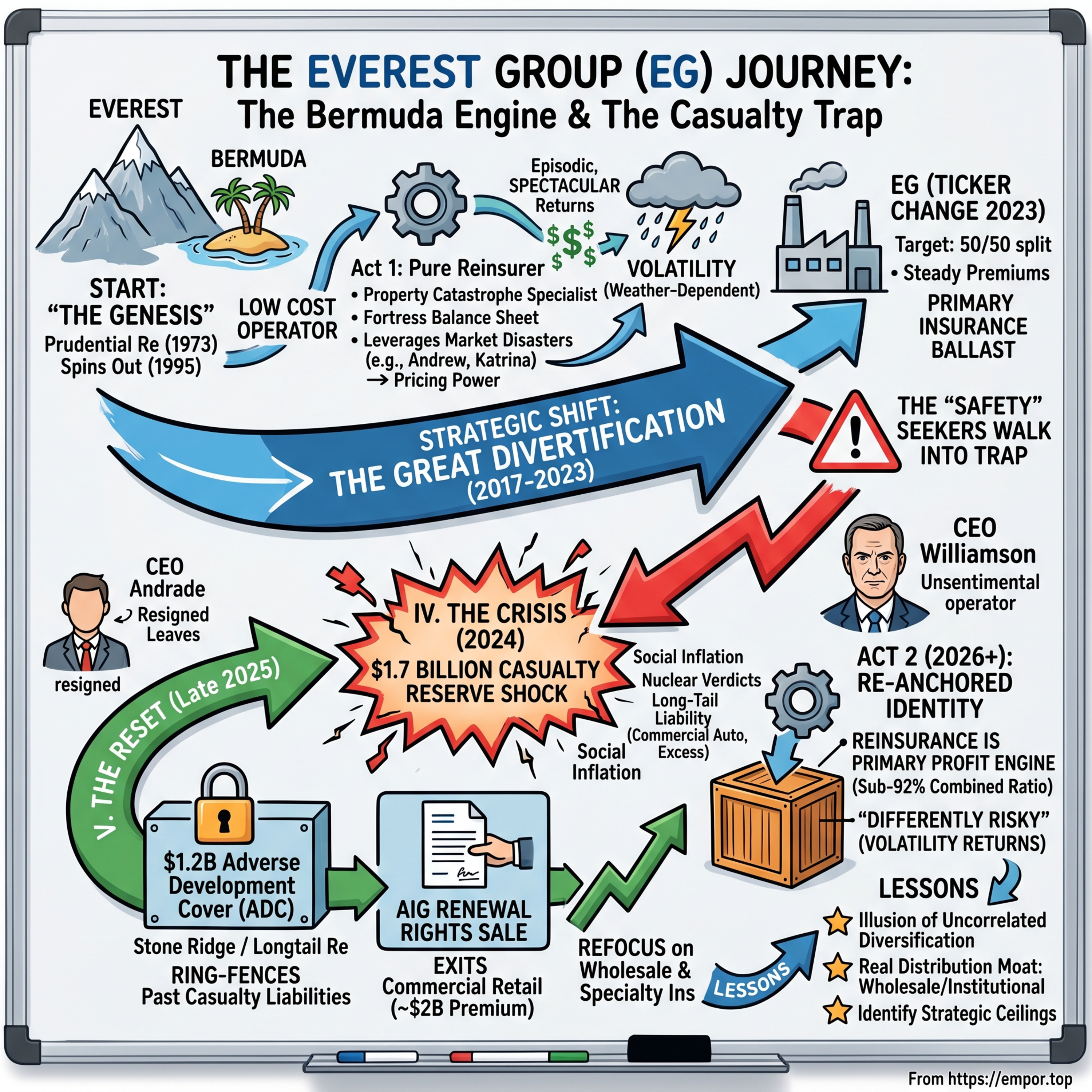 Everest Group: The Bermuda Engine and the Casualty Trap - $EG episode artwork