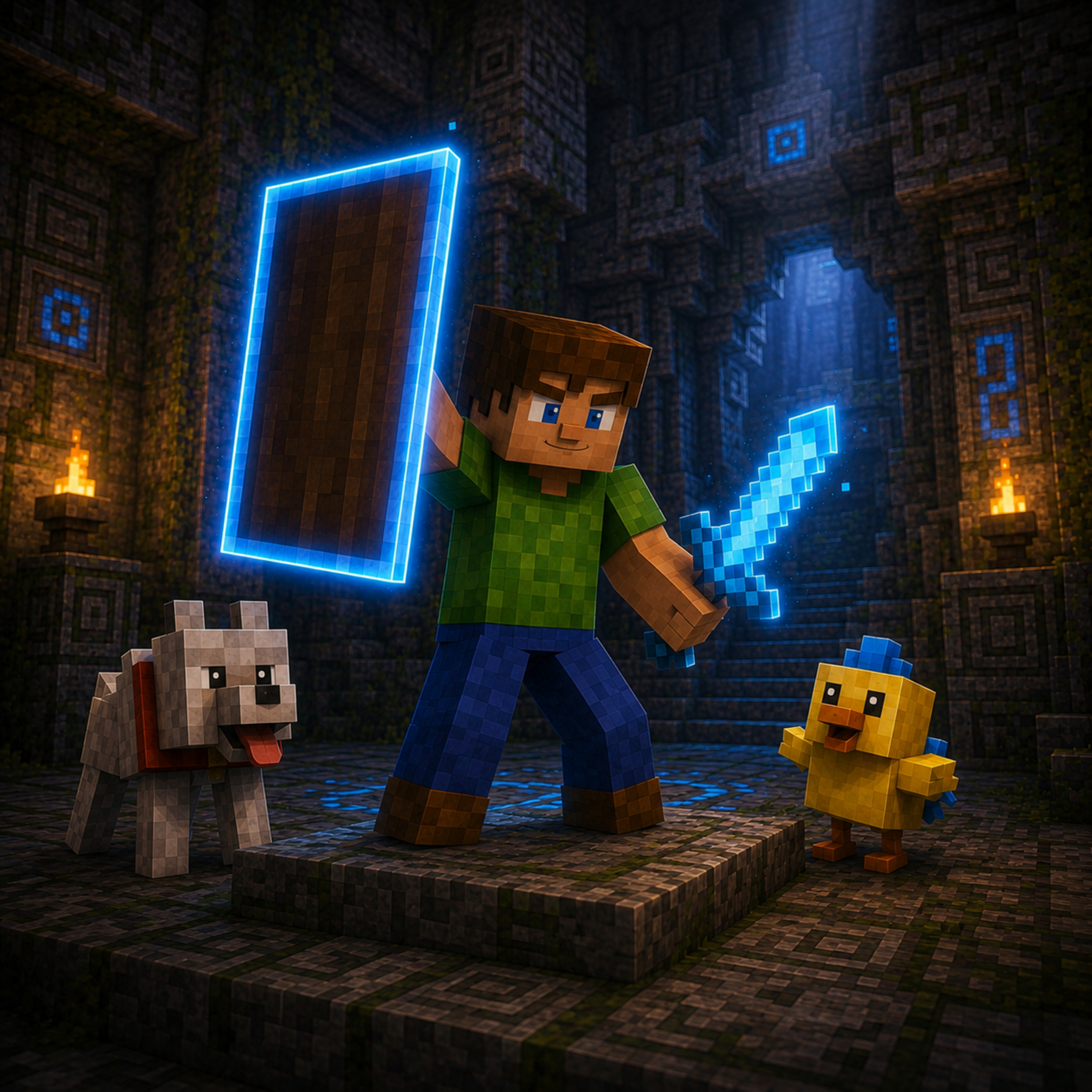 Chapter 77 - The Shield That Awoke | Karliks minecraft stories (Book 2) episode artwork