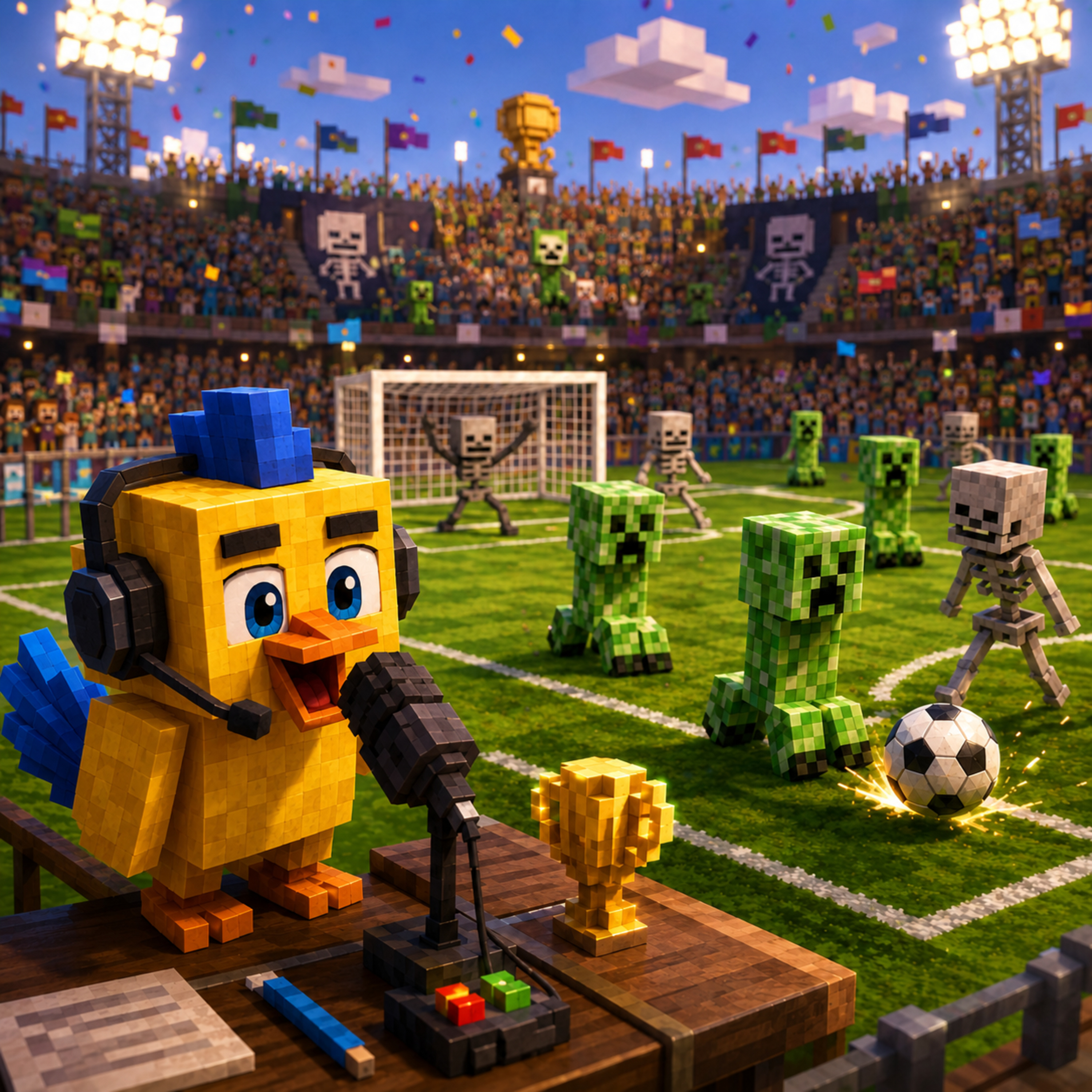 Bonus Episode - Kdacek Commentates on the Football Championship | Karliks minecraft stories episode artwork