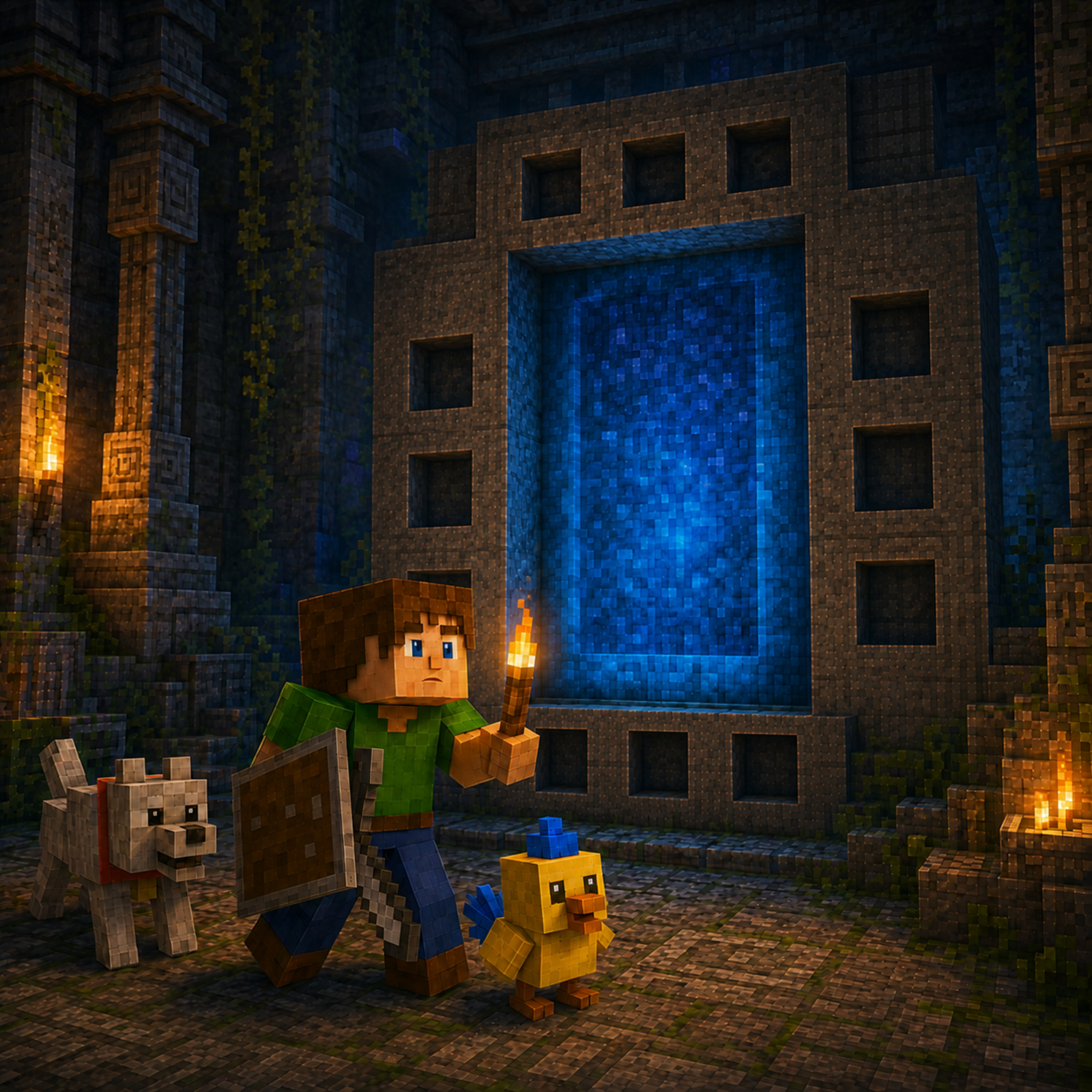Chapter 80 - The Portal That Waited for the Stones | Karliks minecraft stories (Book 2)