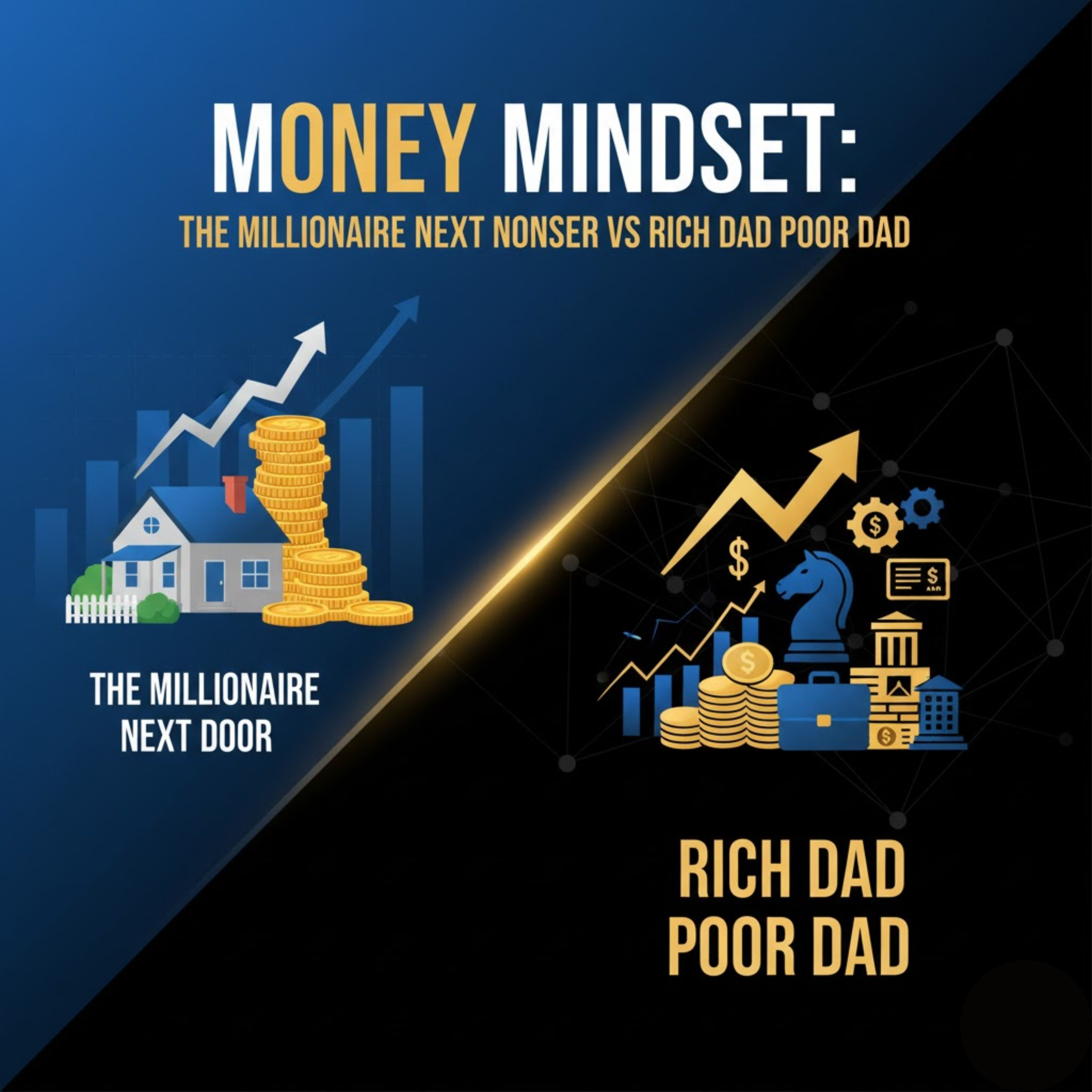 Money Mindset: The Millionaire Next Door vs Rich Dad Poor Dad episode artwork