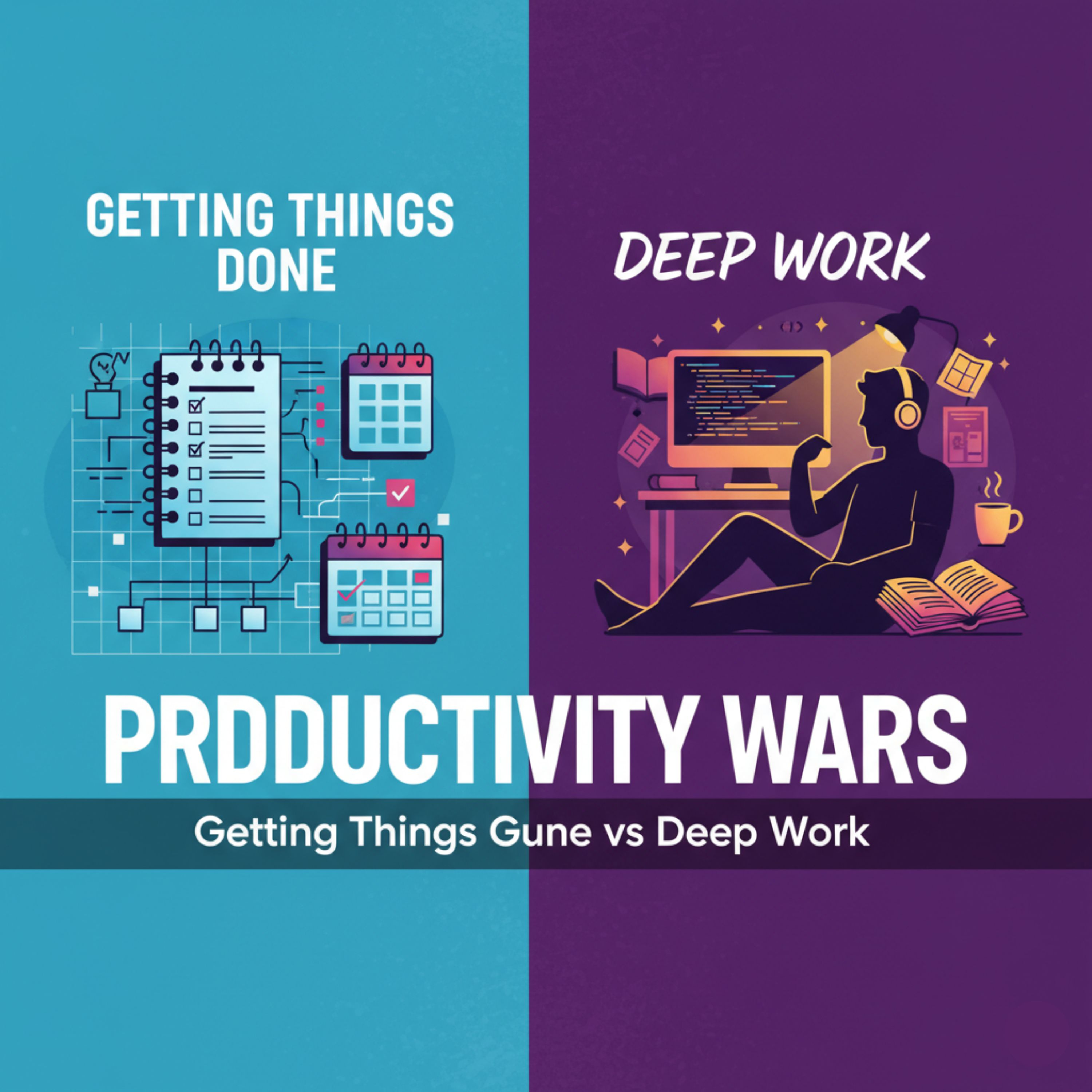 Productivity Wars: Getting Things Done vs Deep Work episode artwork