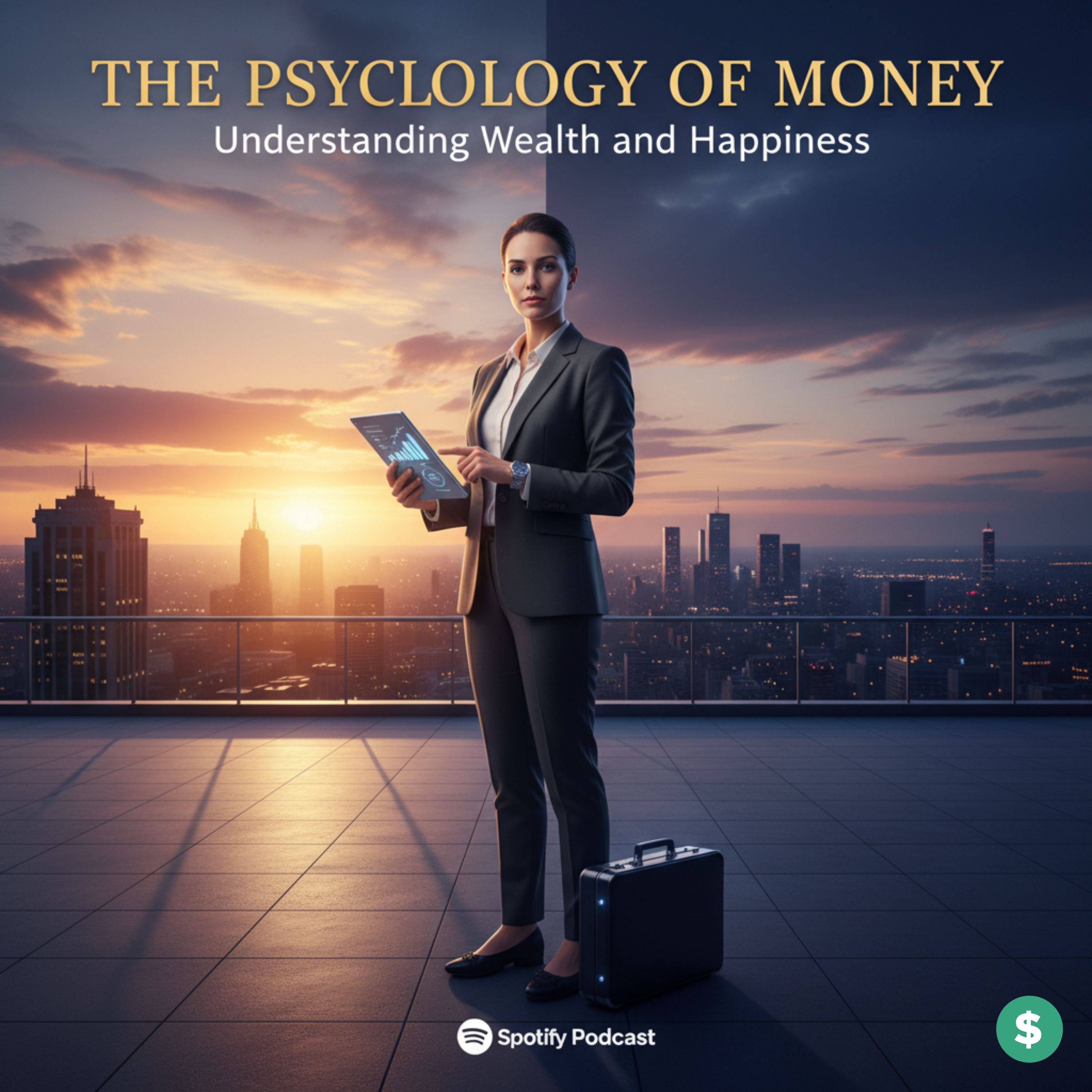 The Psychology of Money: Understanding Wealth and Happiness episode artwork