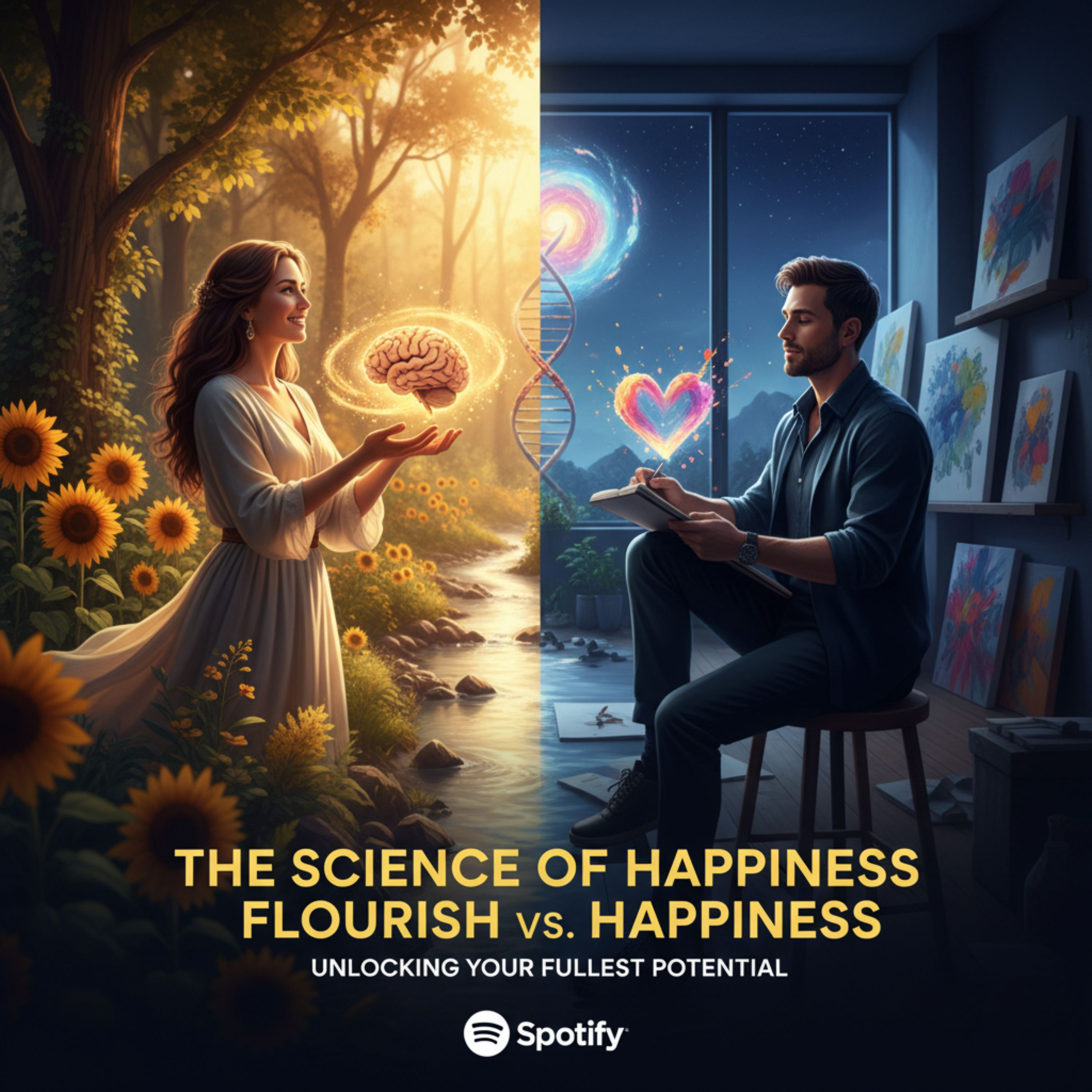 The Science of Happiness: Flourish vs. The Art of Happiness episode artwork