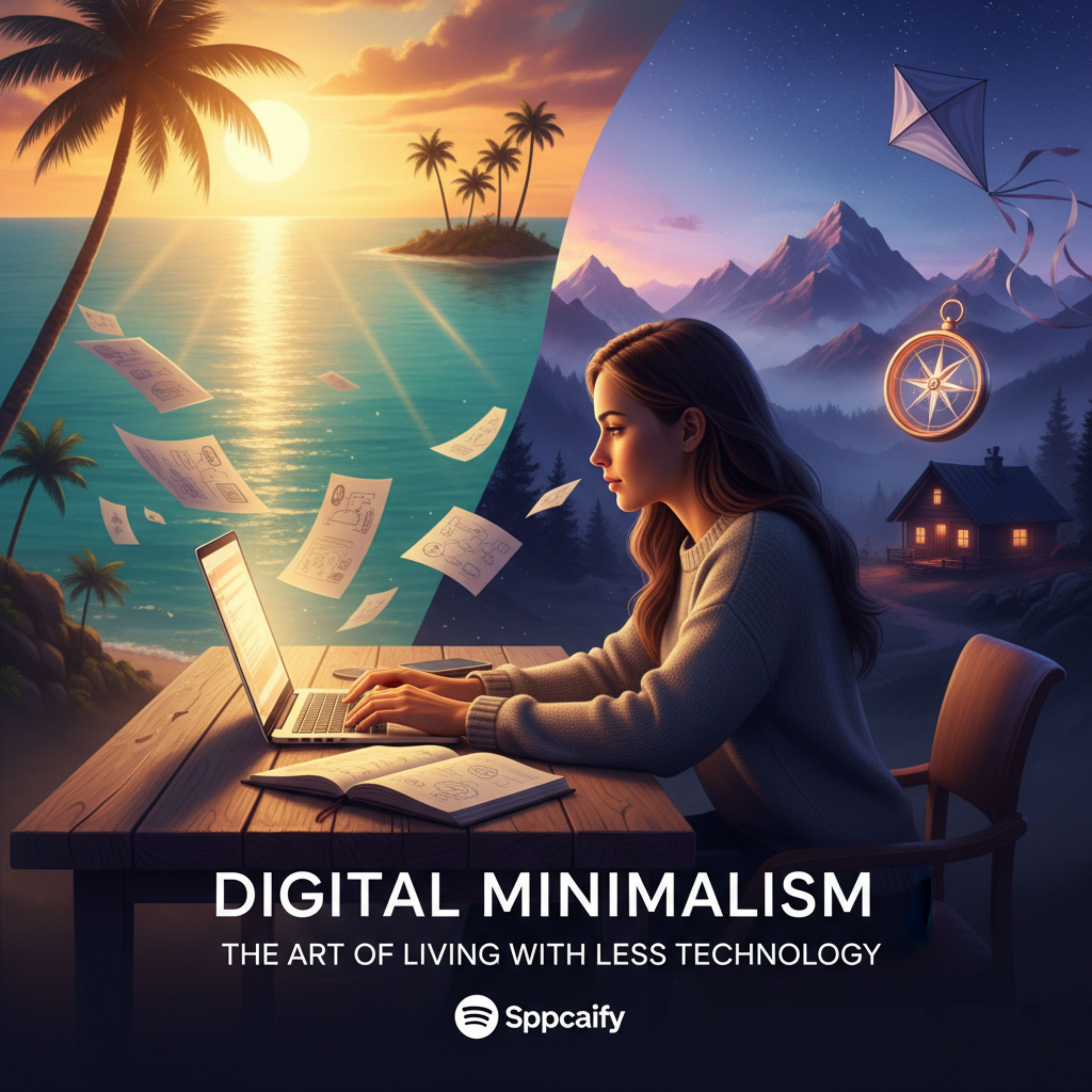 Digital Minimalism: The Art of Living with Less Technology episode artwork