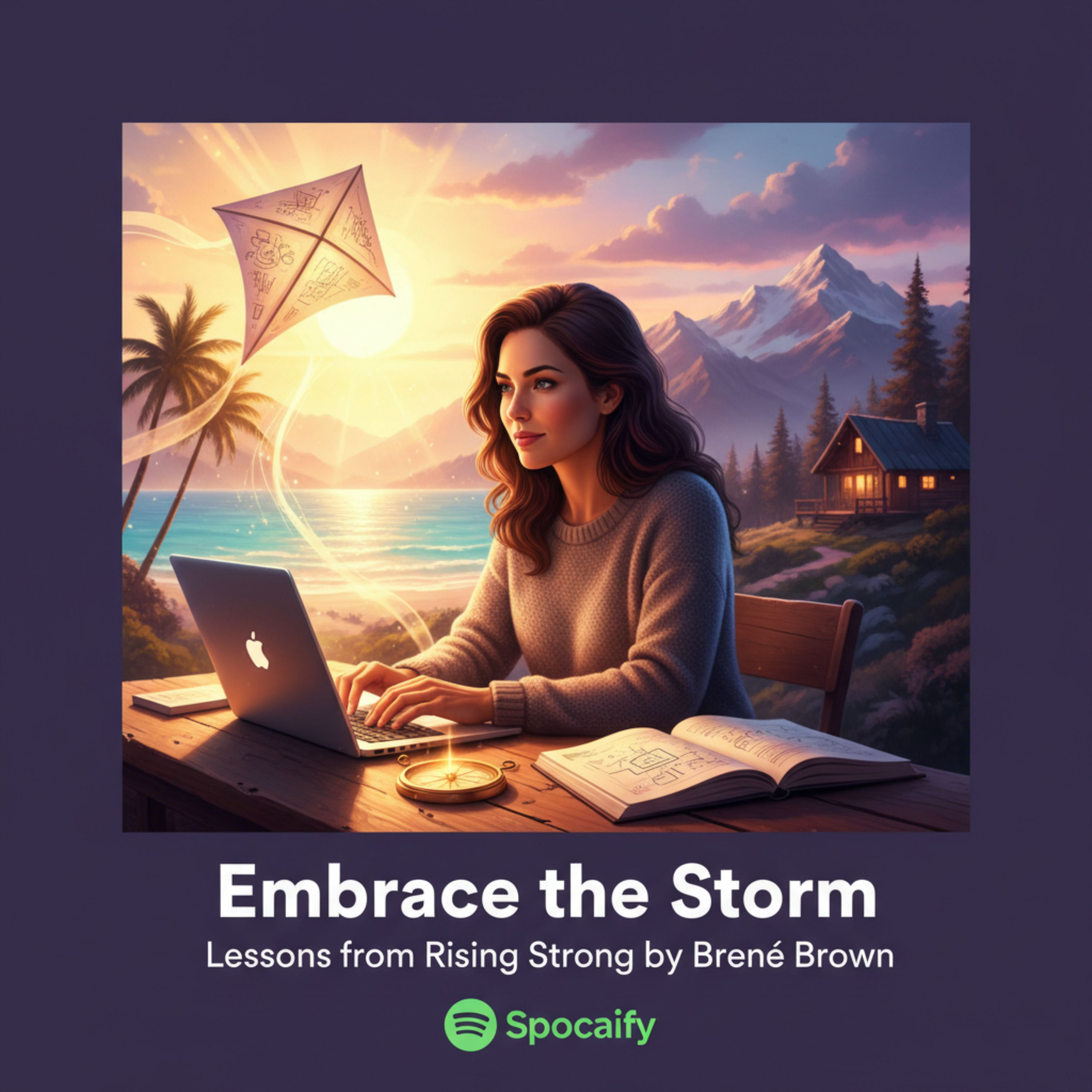 Embrace the Storm: Lessons from Rising Strong by Brené Brown episode artwork