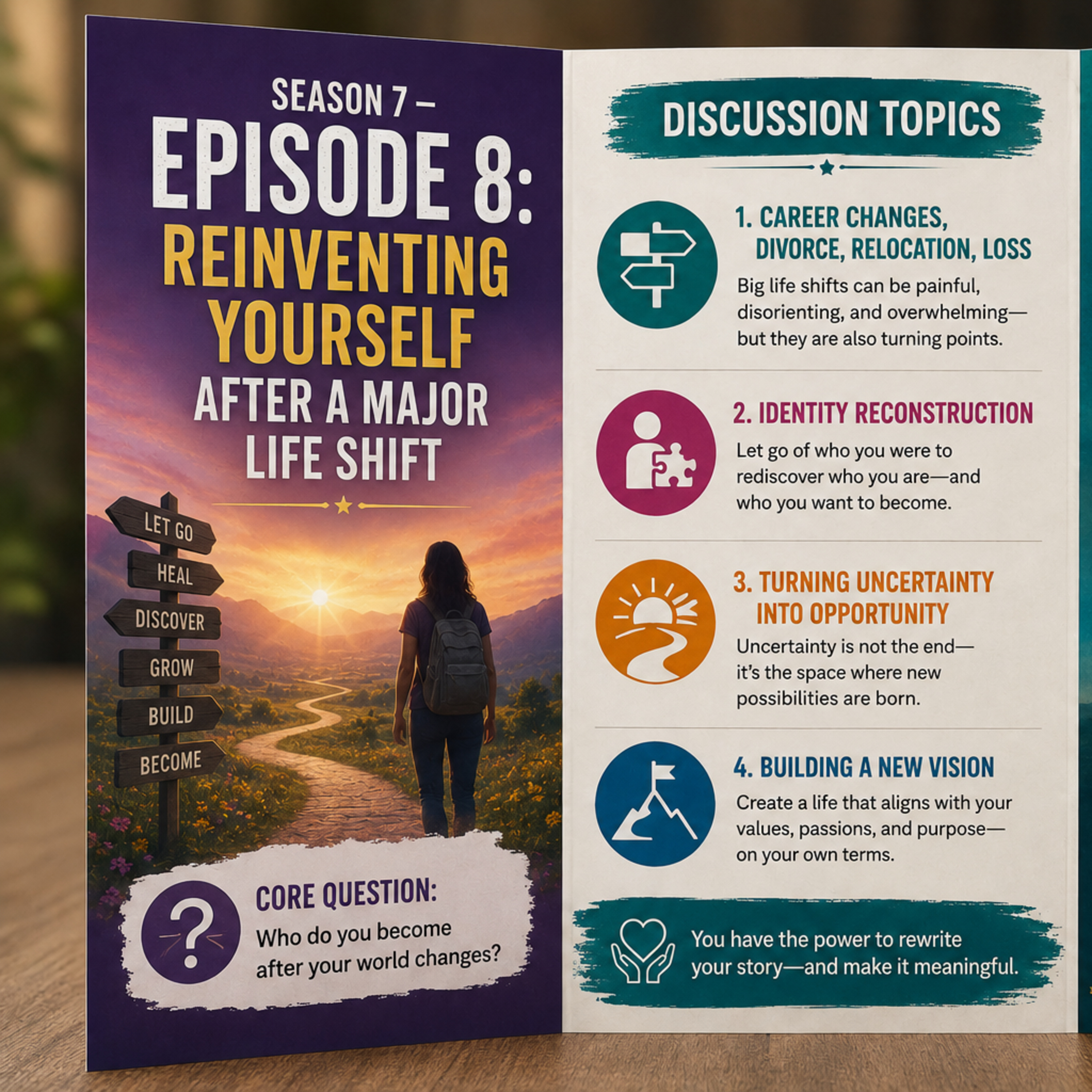 Truth & Freedom Podcast: S 7 Ep 8-Reinventing Yourself After a Major Life Shift episode artwork