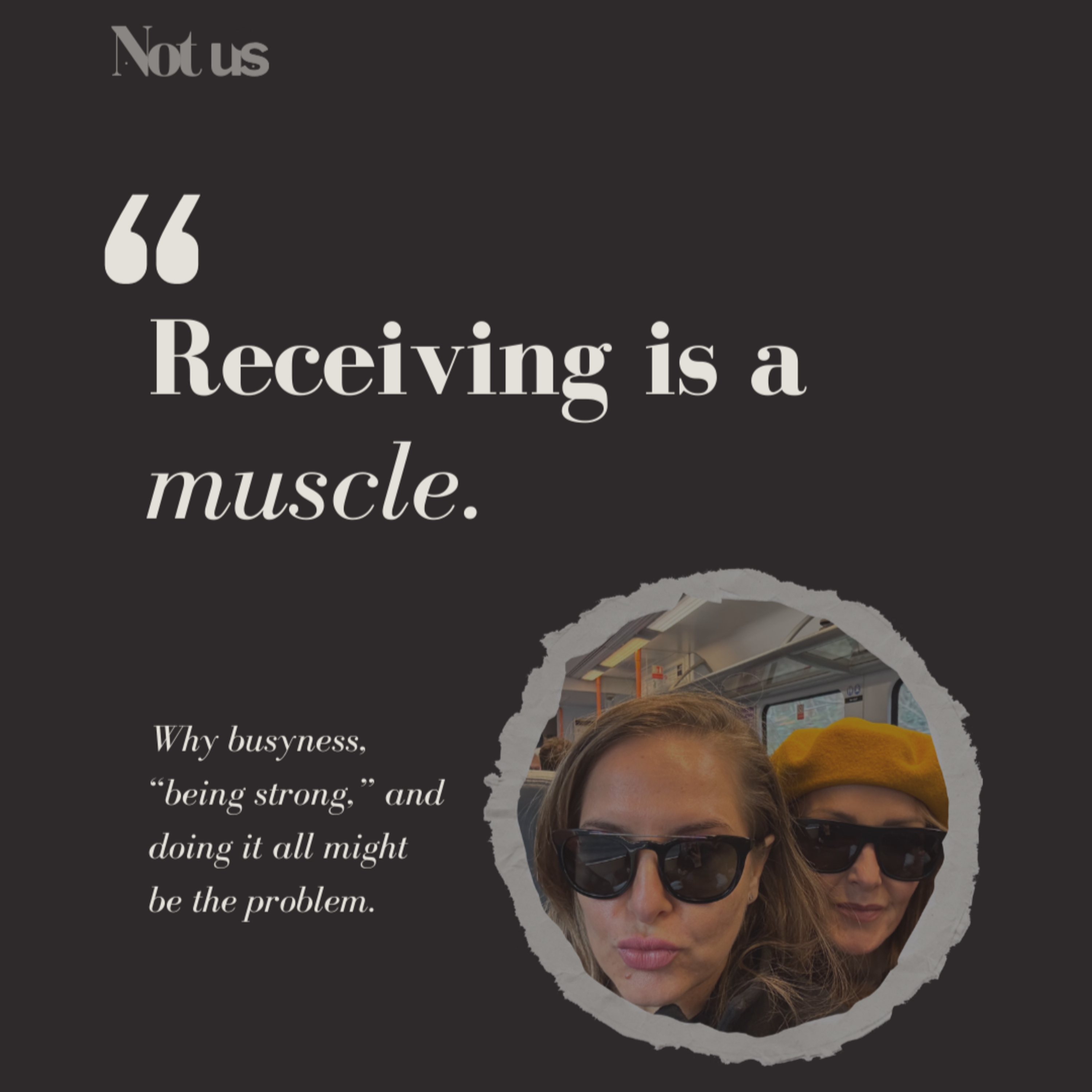 Receiving is a practice, not a personality trait. episode artwork