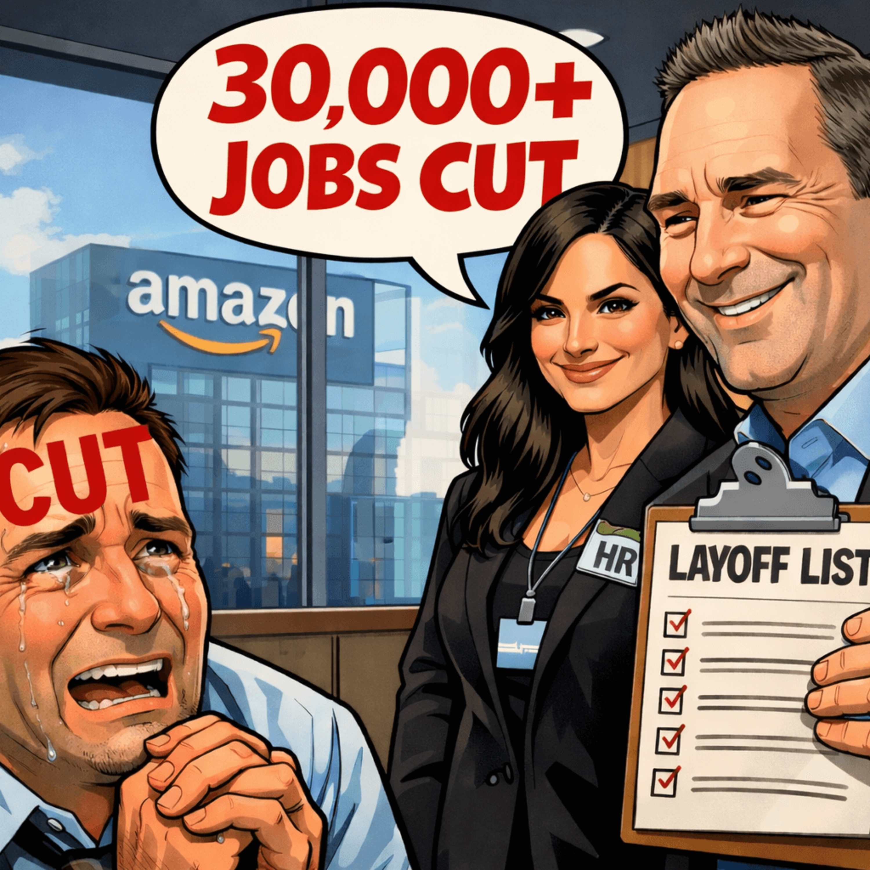 Amazon Layoffs Pt 2: 16,000 More JOBS Cuts (Survival TIPS) episode artwork