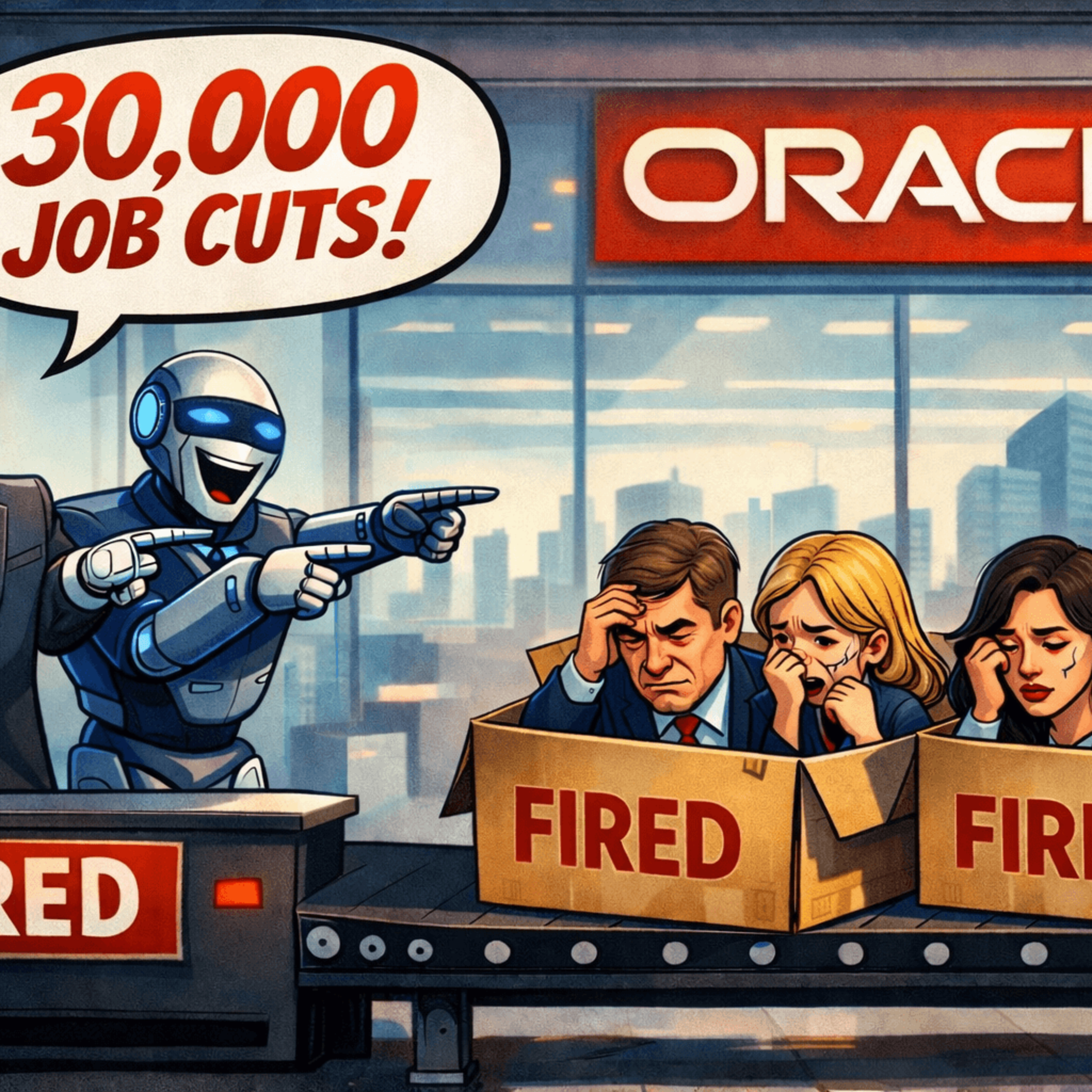 Oracle Layoffs 2026: 30,000 Jobs at Risk as AI Spending Grows episode artwork