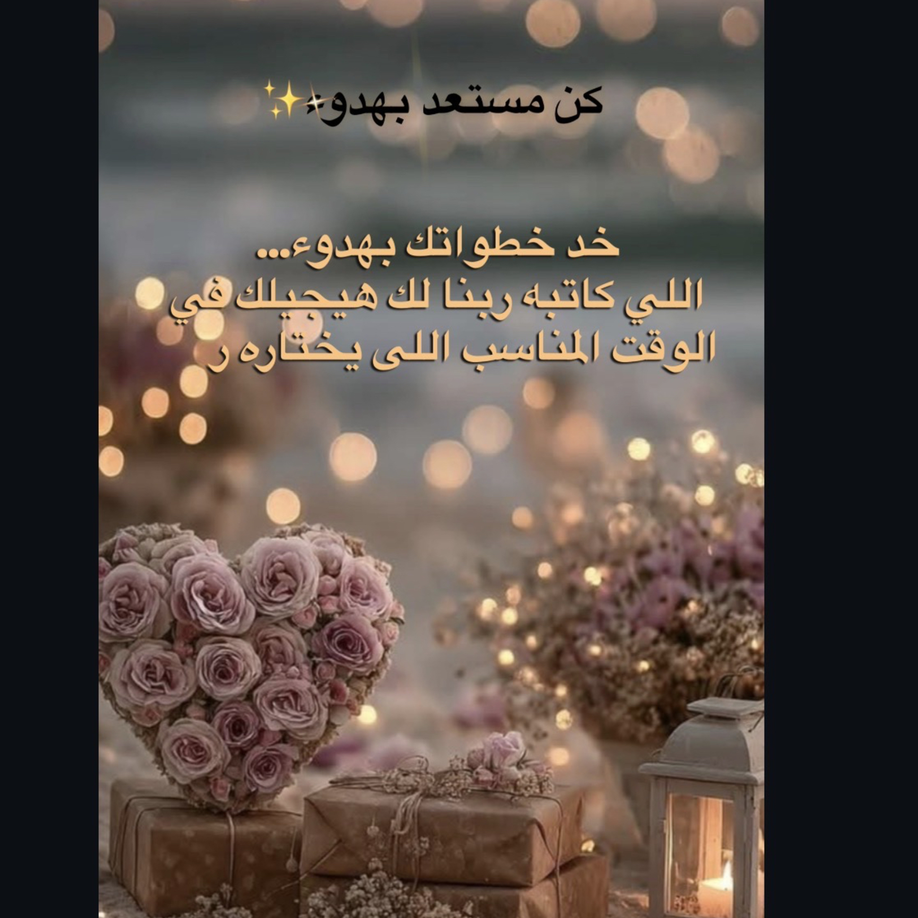 كن مستعد بهدوء🍃
