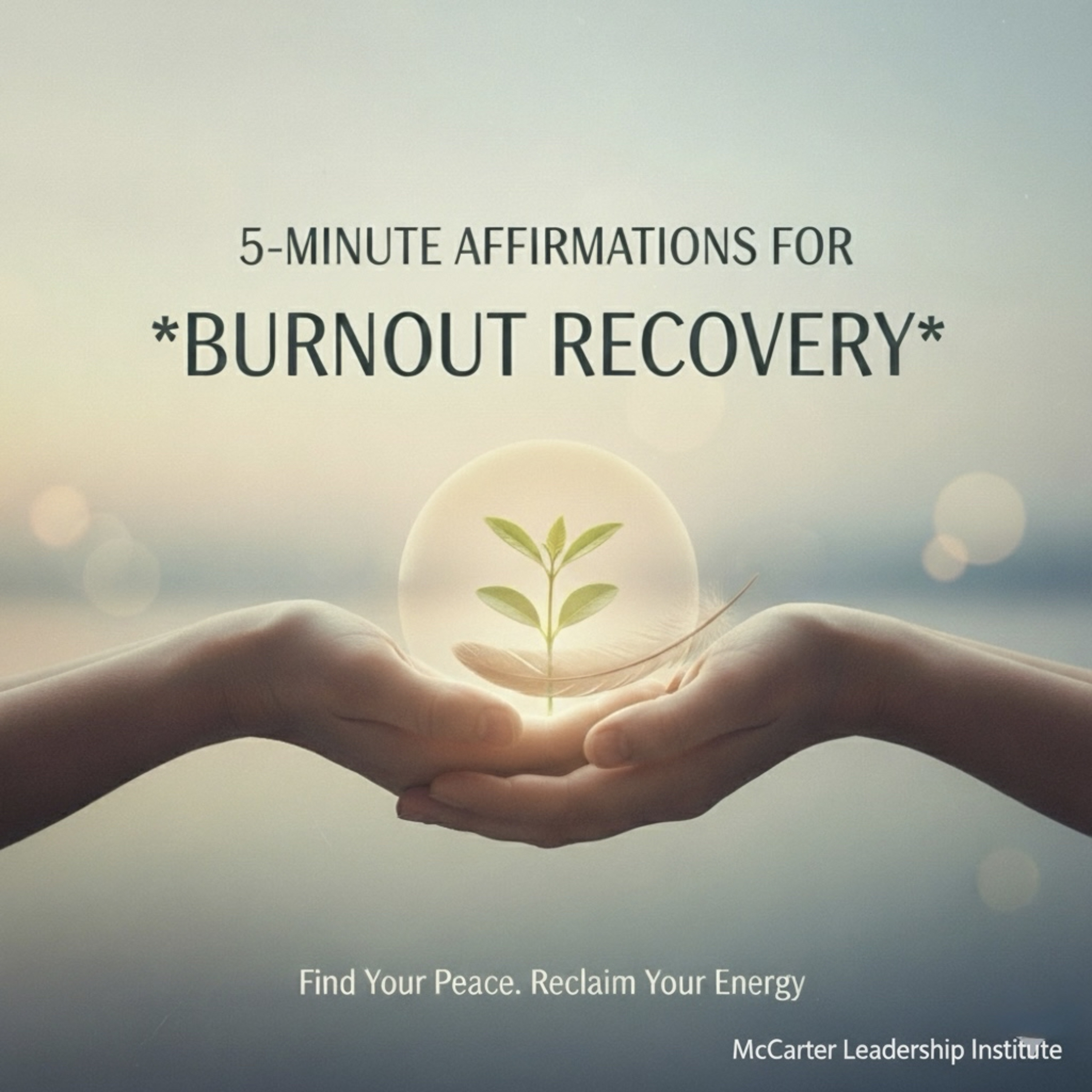 5-Minute Affirmations for Burnout Recovery episode artwork