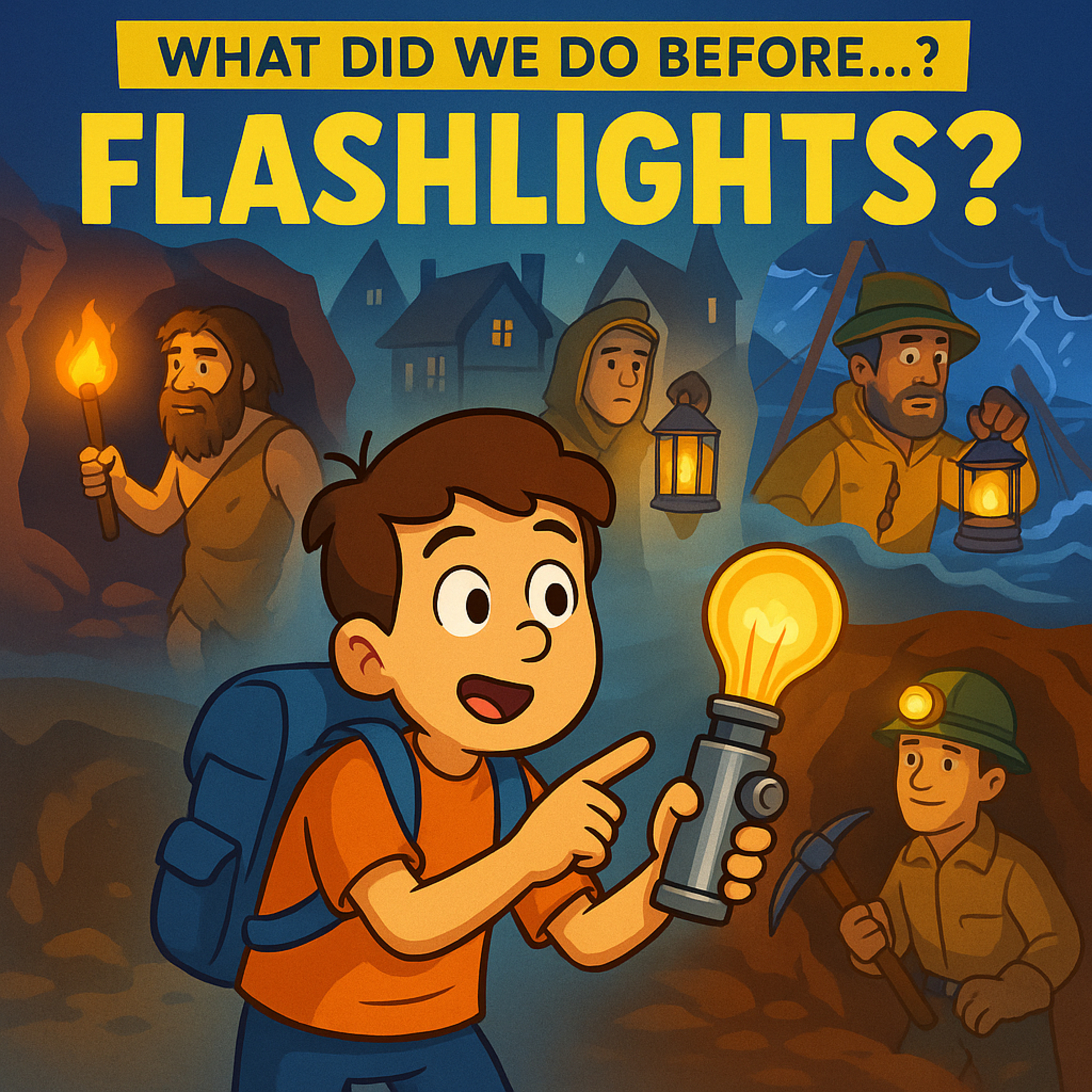 🔦 Before flashlights, how did people light up the dark? episode artwork