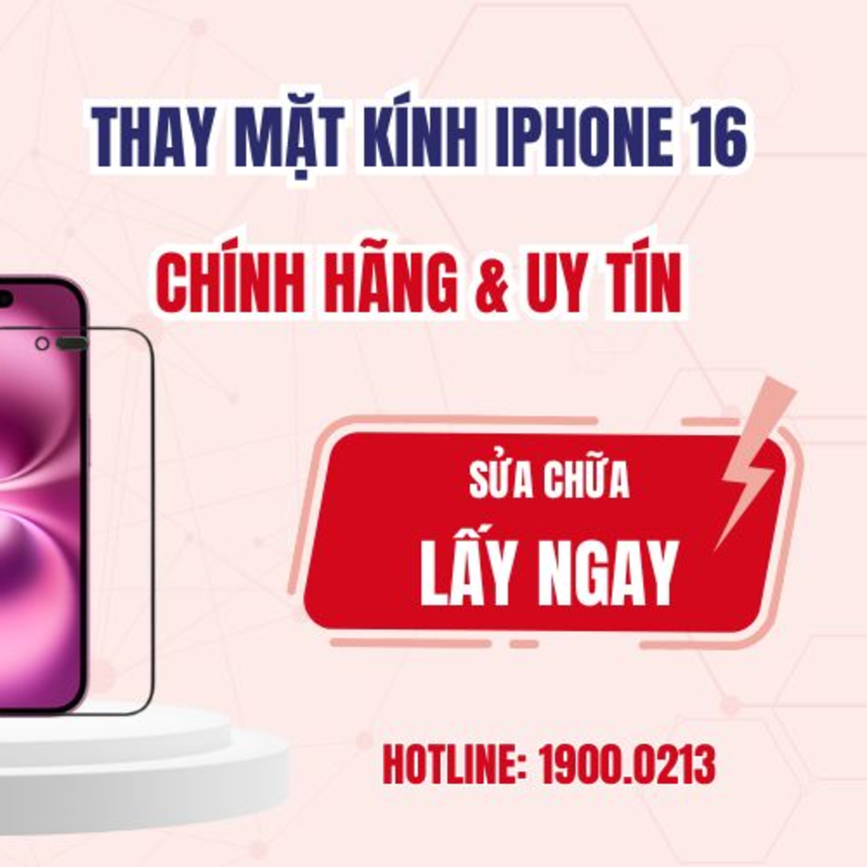 Cua hang thay ep kinh iPhone gia re, bao hanh vinh vien