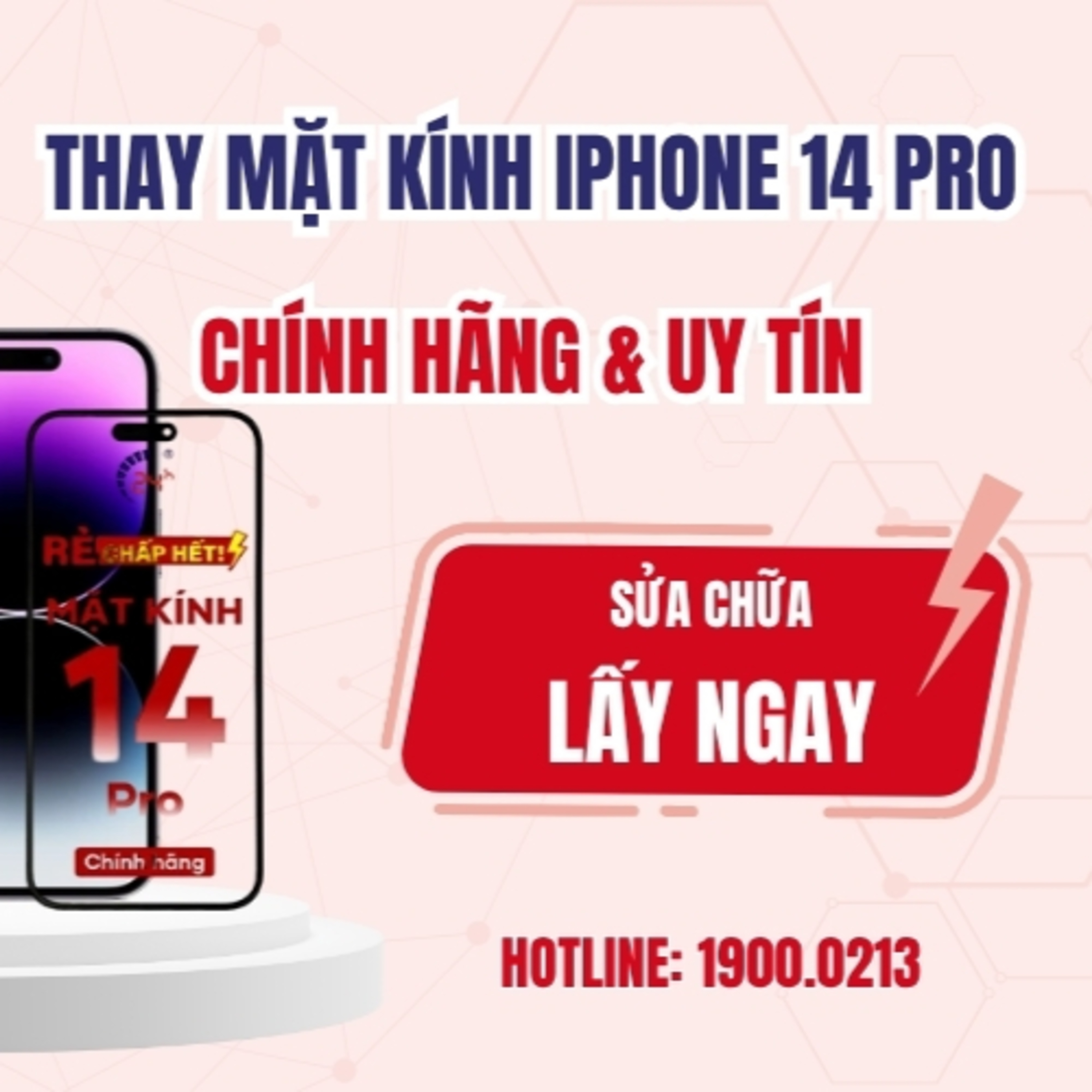 Cua hang thay ep kinh iPhone gia re, bao hanh vinh vien