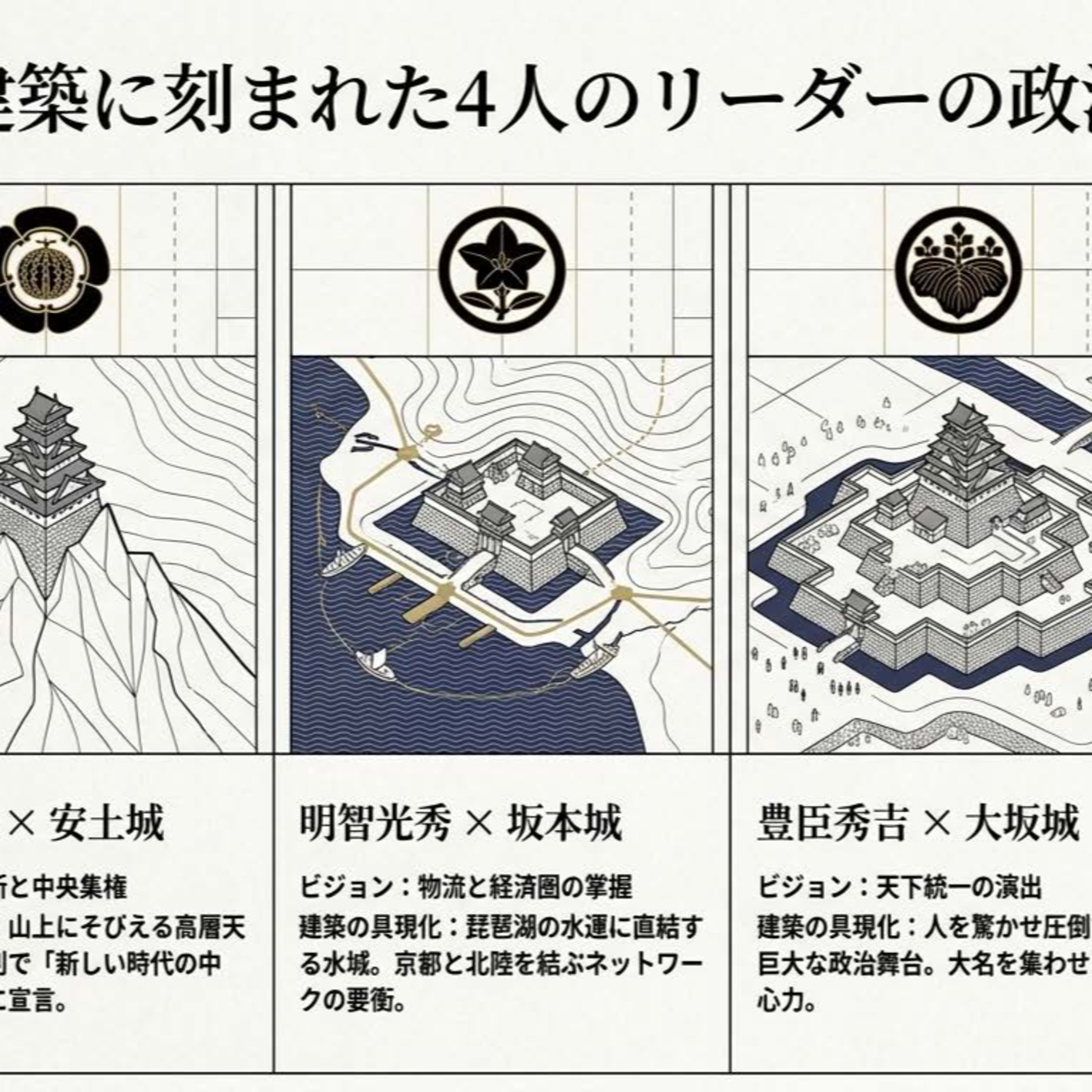 【信長と家康は何が違った？】城を見るとリーダーの思想がわかる｜武将はなぜ城を築いたのか【お城のココロザシ②】 episode artwork