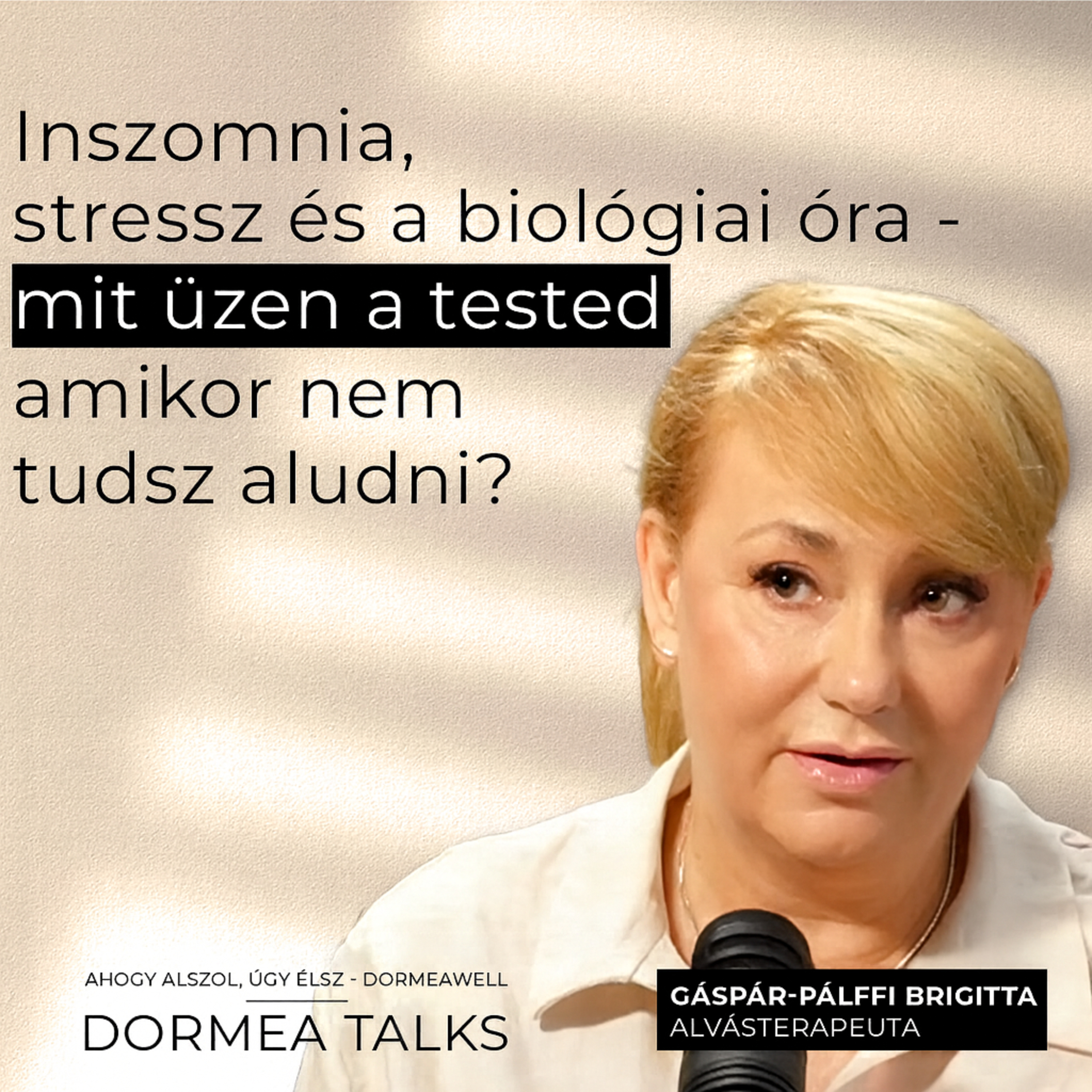 Inszomnia, stressz és a biológiai óra – mit üzen a tested, amikor nem tudsz aludni? episode artwork