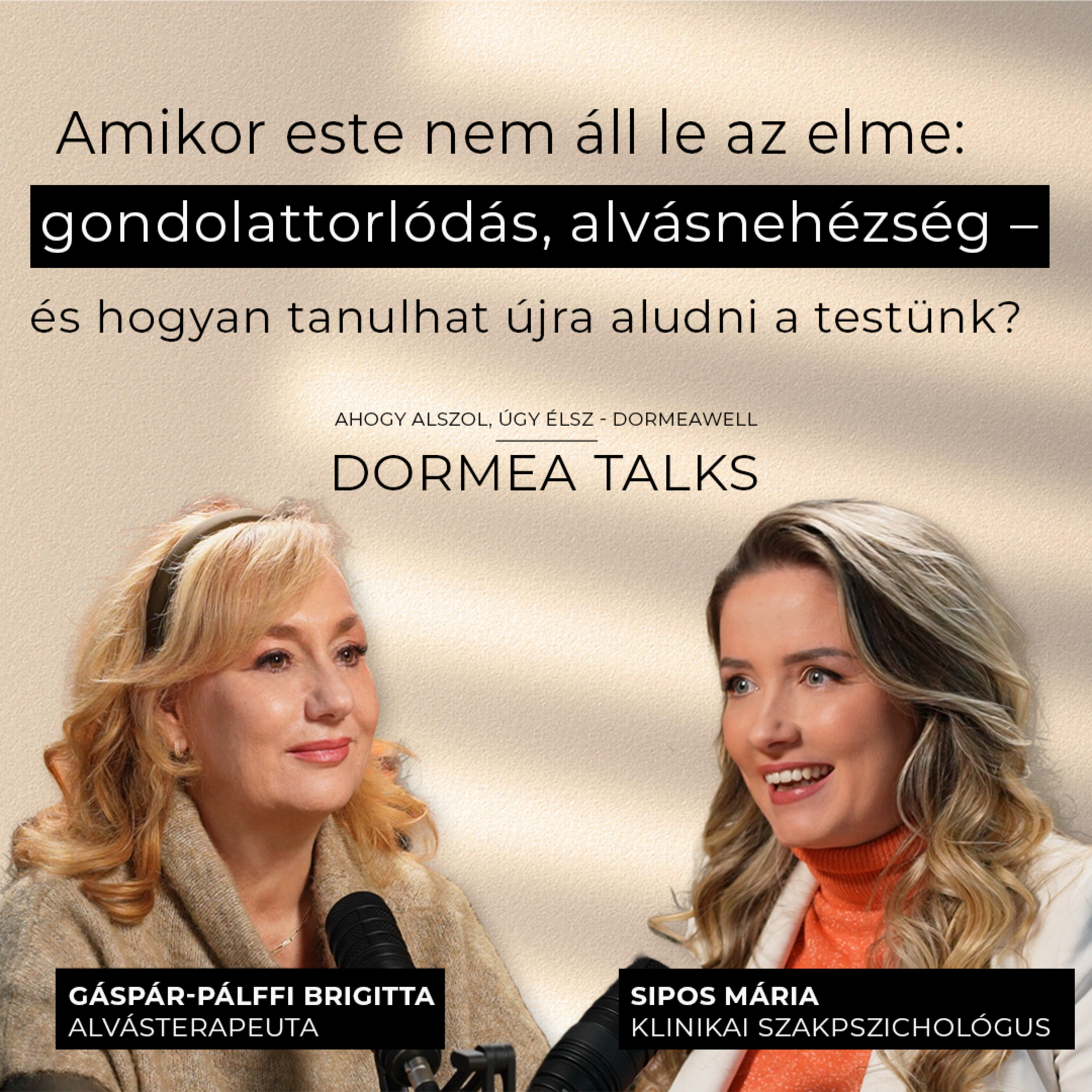 Amikor nem áll le az elme: gondolattorlódás, alvásnehézség – és hogyan tanulhat újra aludni a testünk? episode artwork