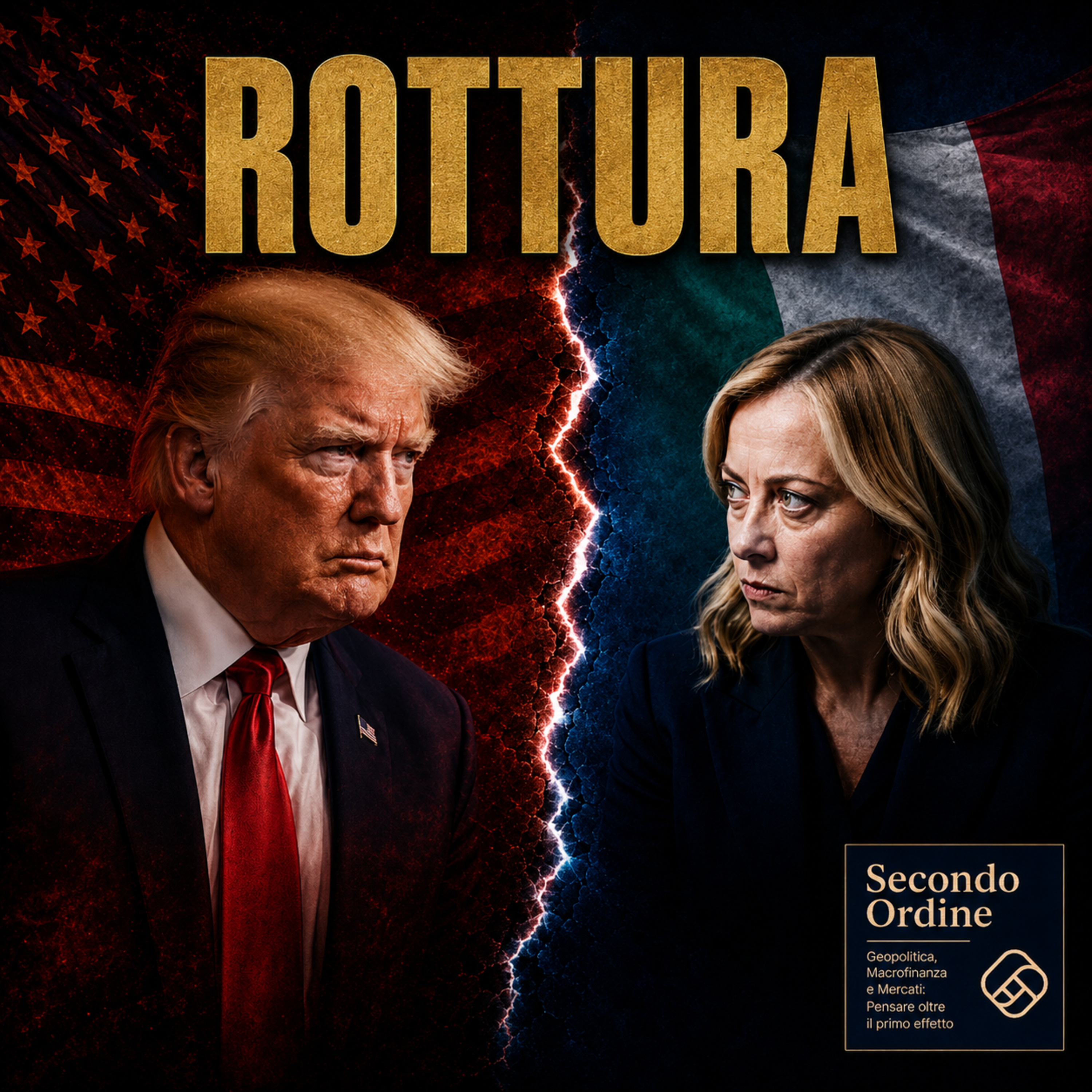 Trump scarica Meloni: scenari geopolitici e comunicazione di una rottura annunciata. episode artwork