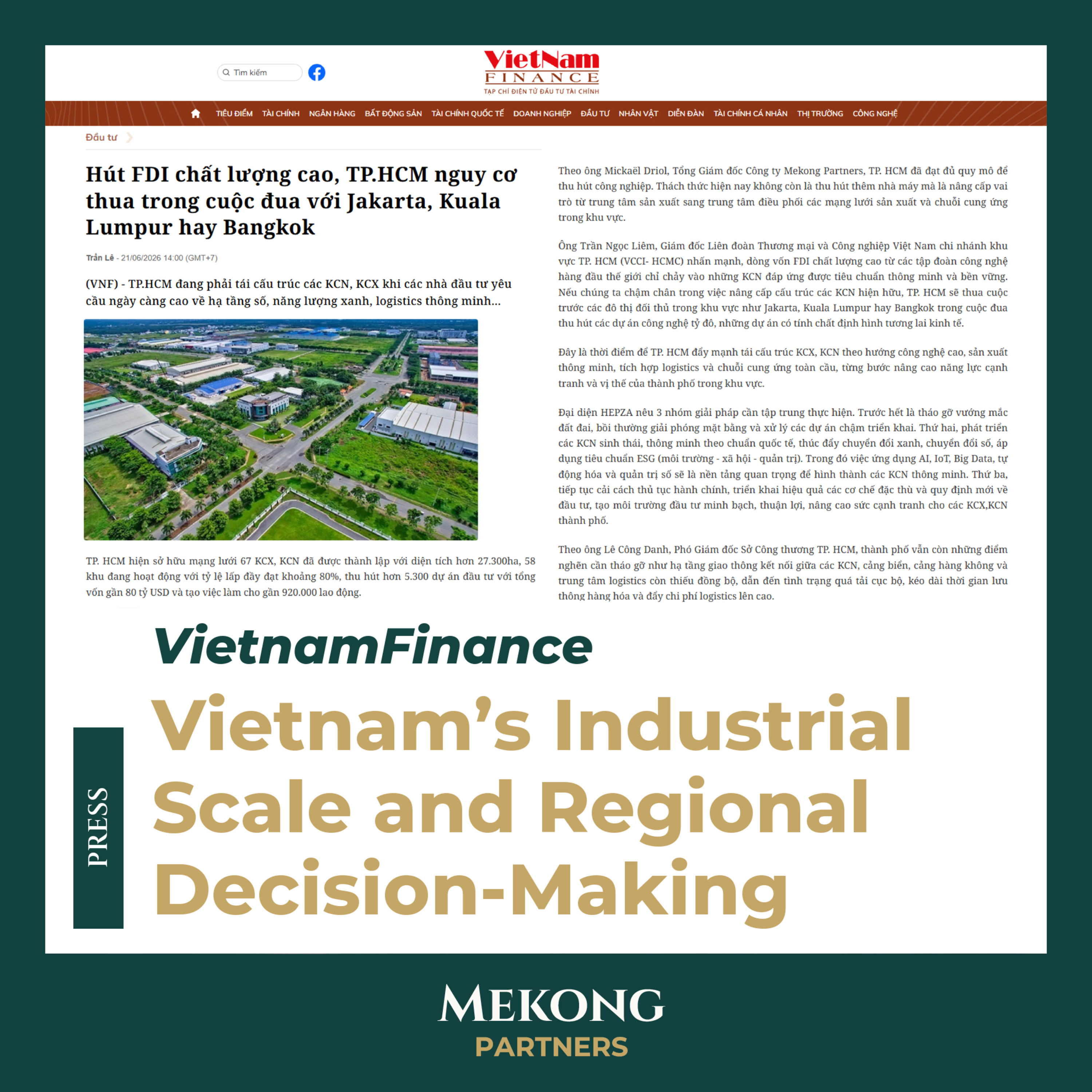 Vietnam’s Industrial Scale and Regional Influence | VietnamFinance, original episode cover
