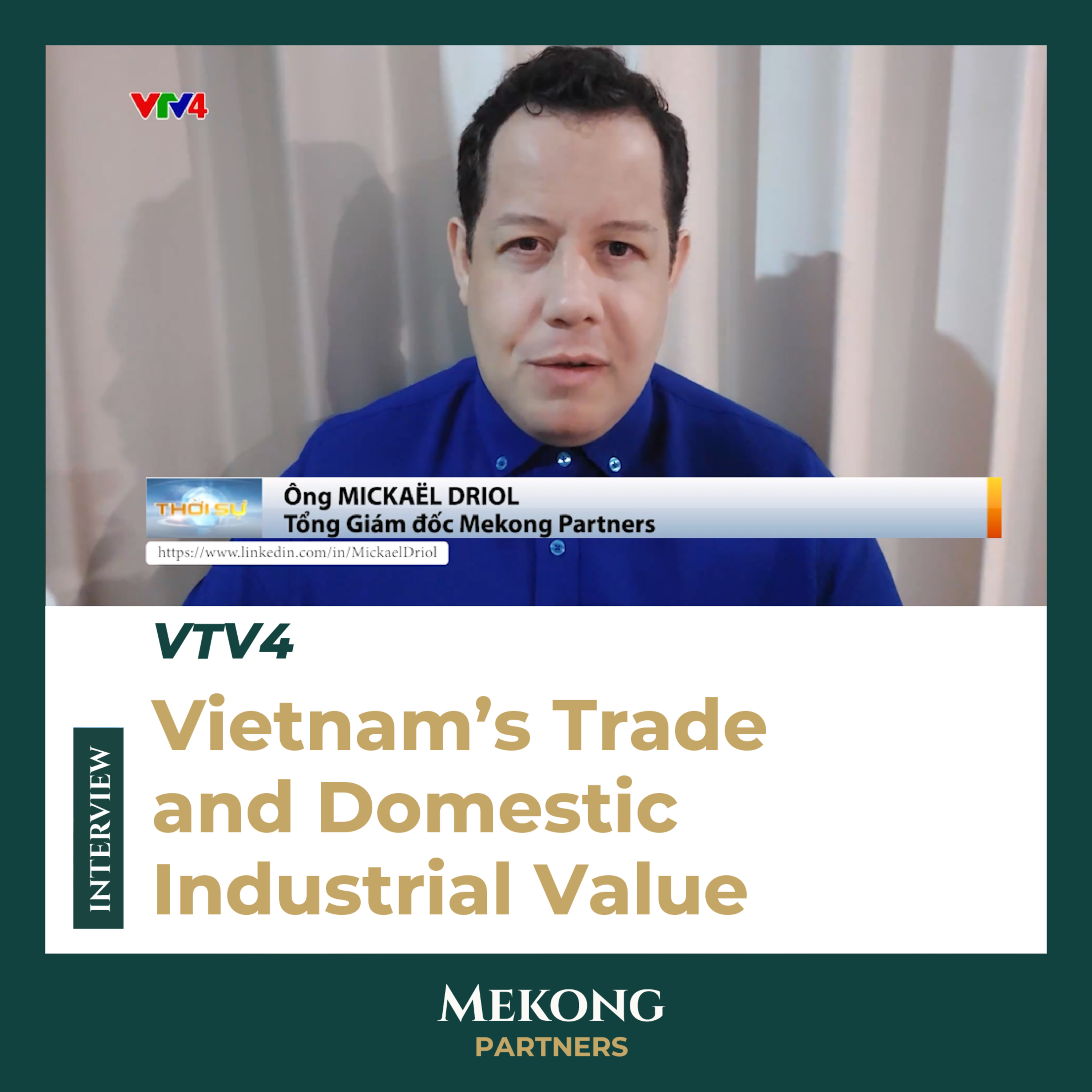 Vietnam’s Trade Deficit and Domestic Industrial Value | VTV4 Interview, original episode cover