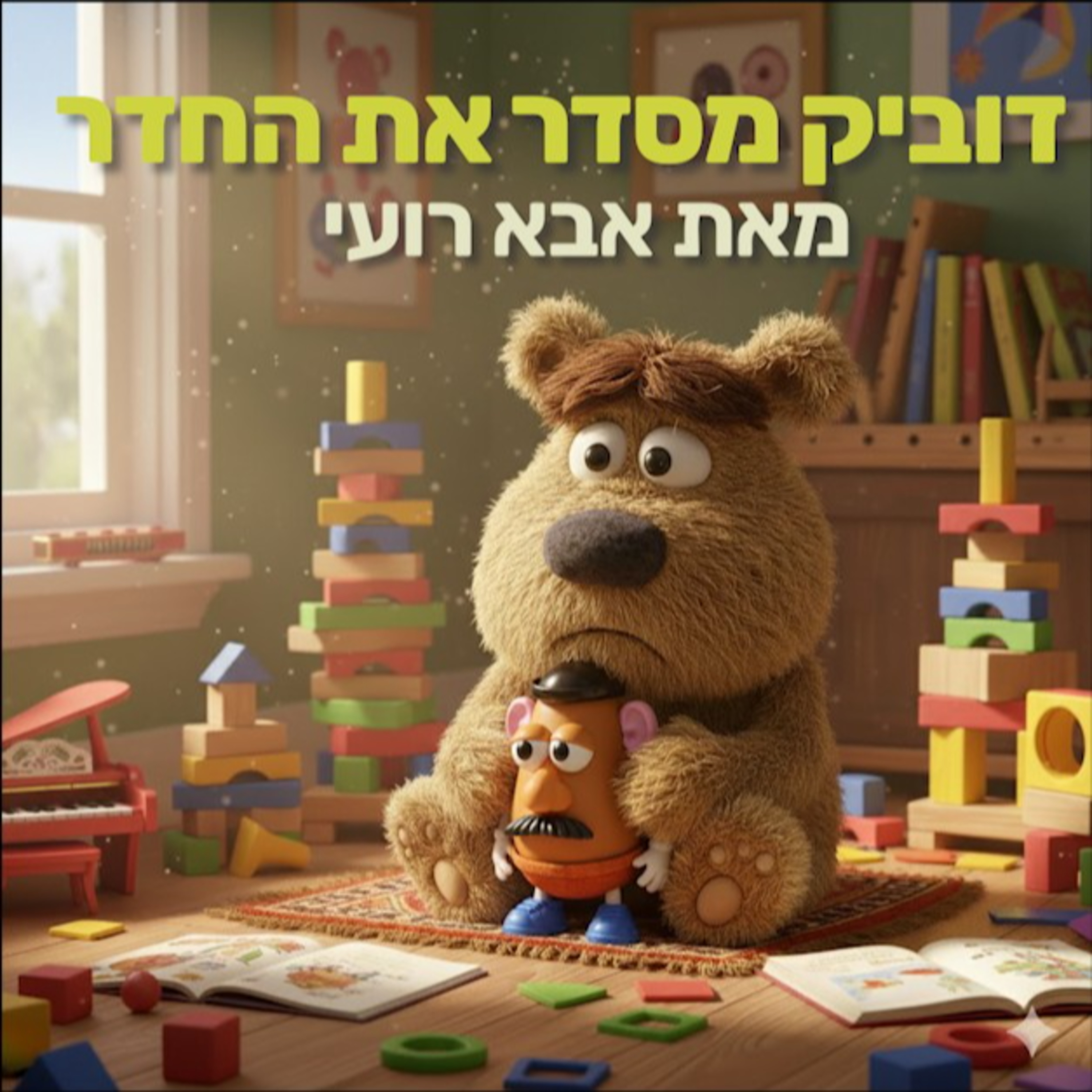 דוביק מסדר את החדר