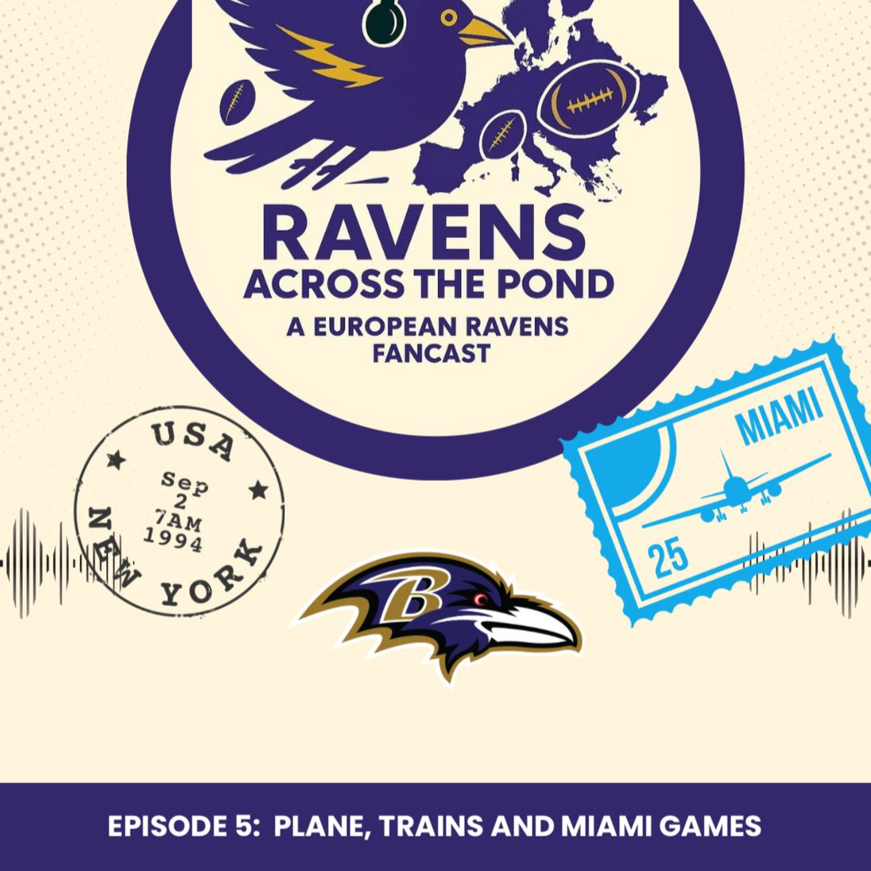 Episode Five : Planes, Trains And Miami Games! episode artwork