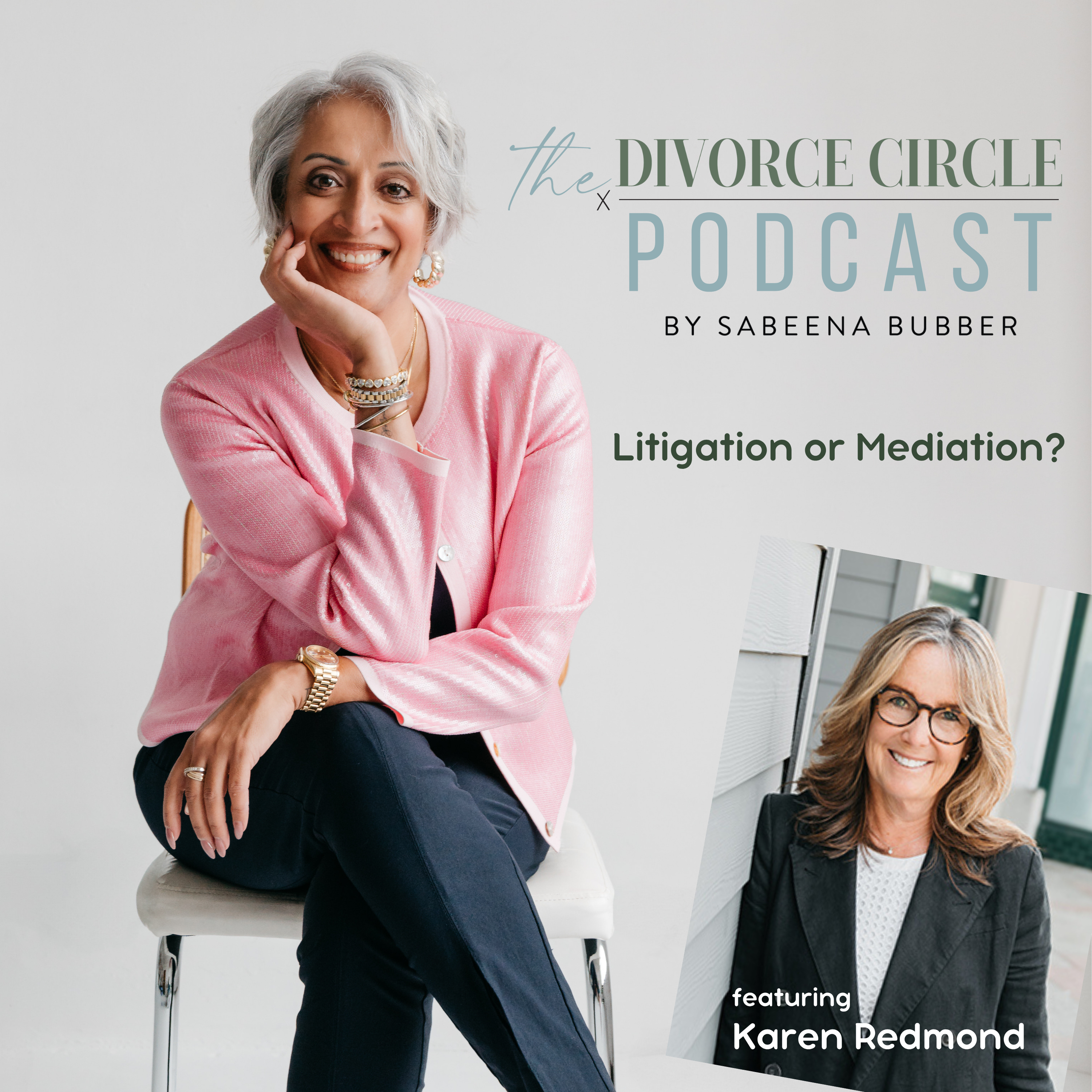 The Divorce Circle Podcast, Ep. 1: Litigation or Mediation? episode artwork