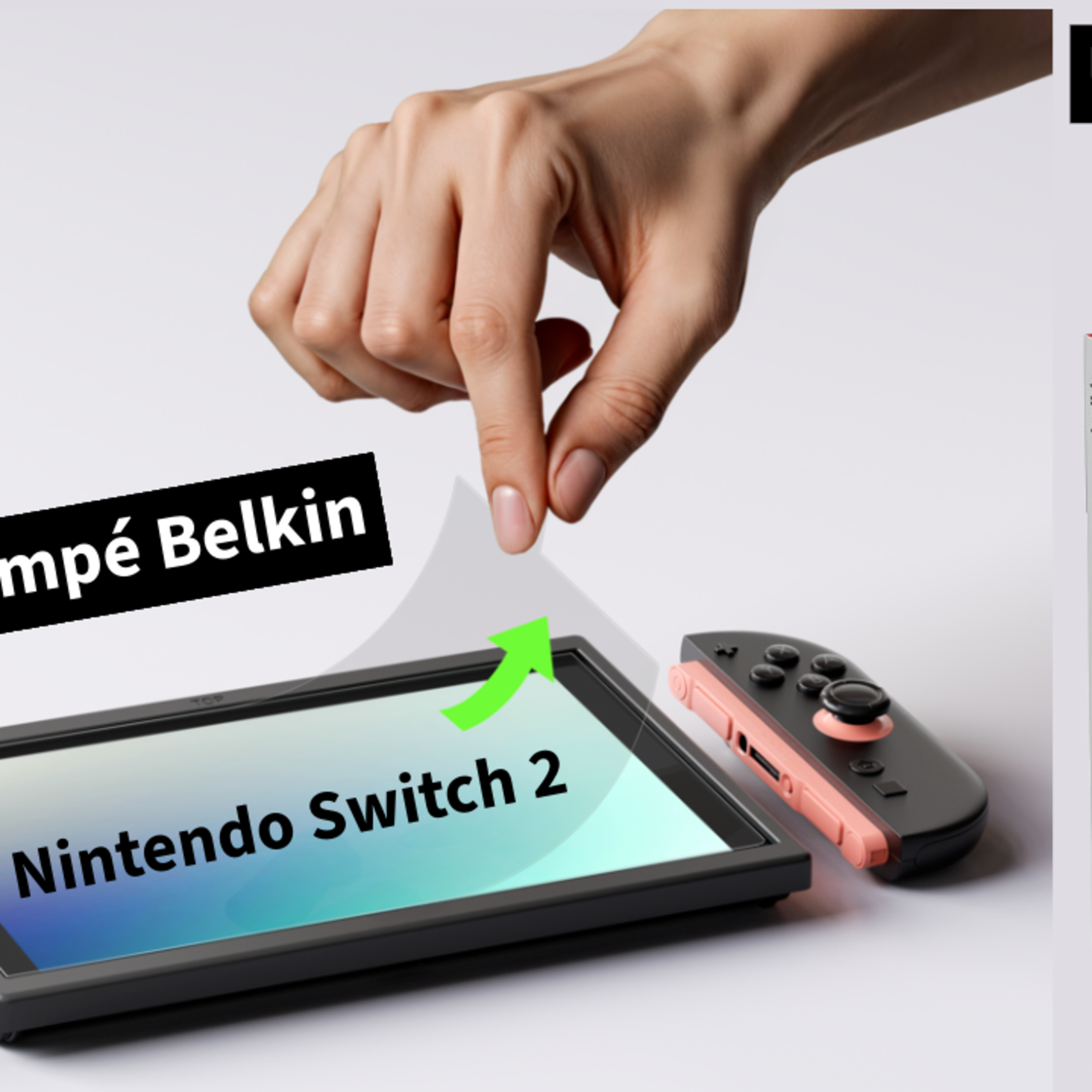 UNBOXING Nintendo Switch 2 + Verre trempé Belkin anti-reflet episode artwork
