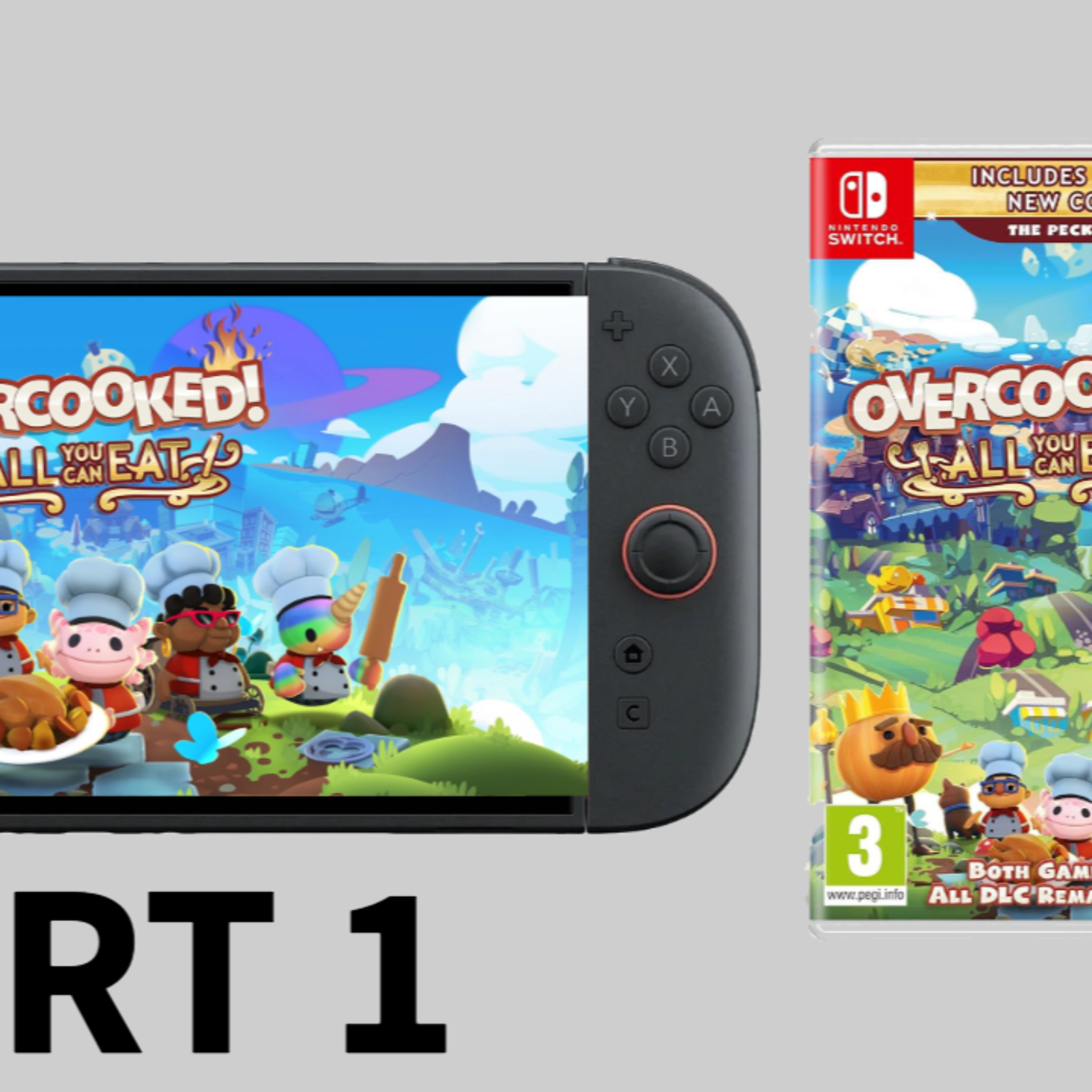Overcooked! All You Can Eat Nintendo Switch 2 Gameplay [Portable Mode] episode artwork