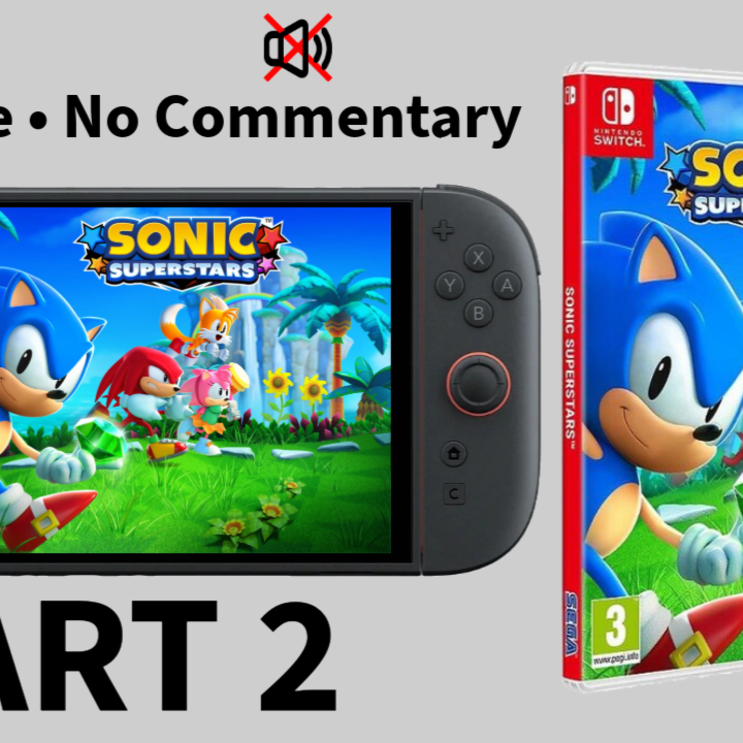 Sonic Superstars (PART 1) - Gameplay Nintendo Switch 2 (Portable • No Commentary) episode artwork