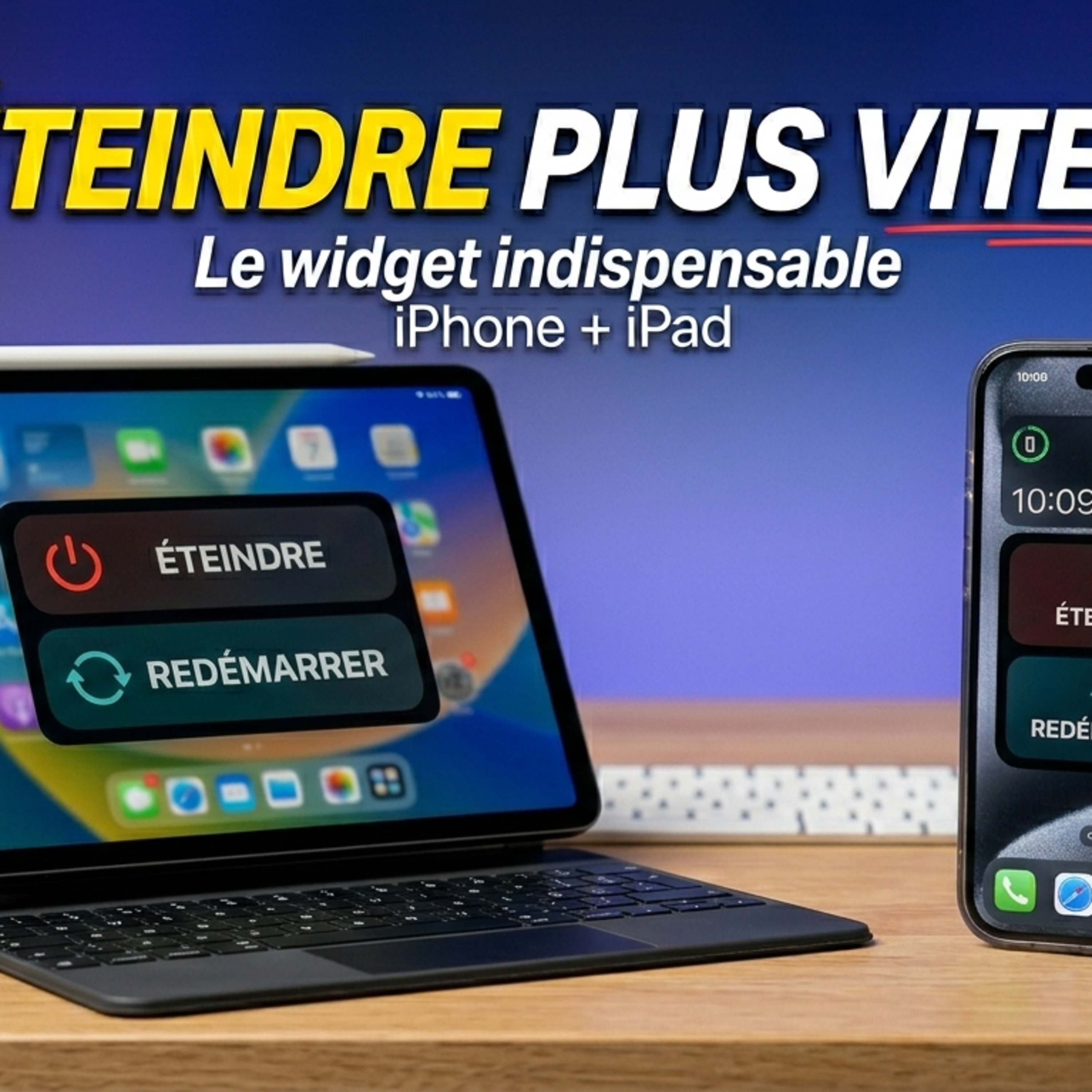 Éteindre et Redémarrer son iPhone & iPad PLUS VITE : Le Widget ultime ! episode artwork