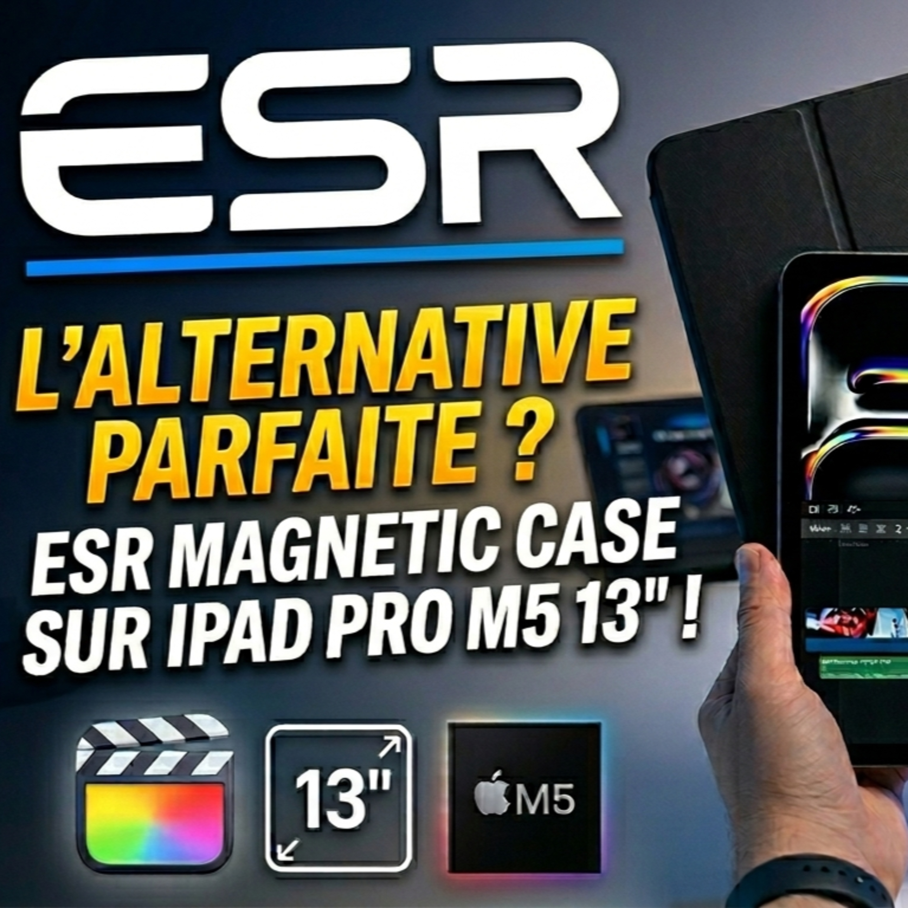 ESR Coque magnétique - L'alternative PARFAITE au Smart Folio d'Apple pour l'iPad Pro M5 (13")? episode artwork