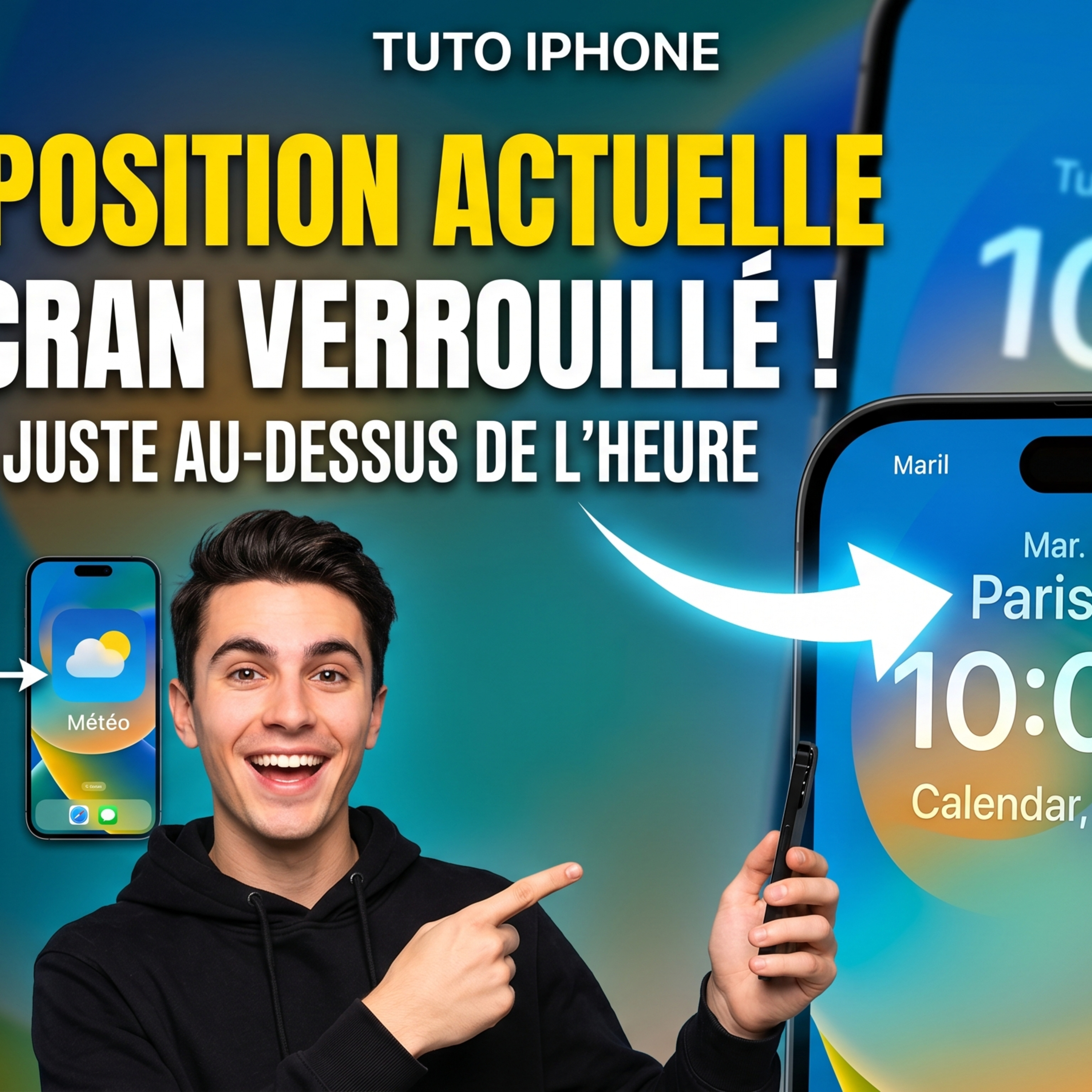 iPhone & iPad: L’astuce météo MINIMALISTE au-dessus de l’heure ! 🍏 episode artwork