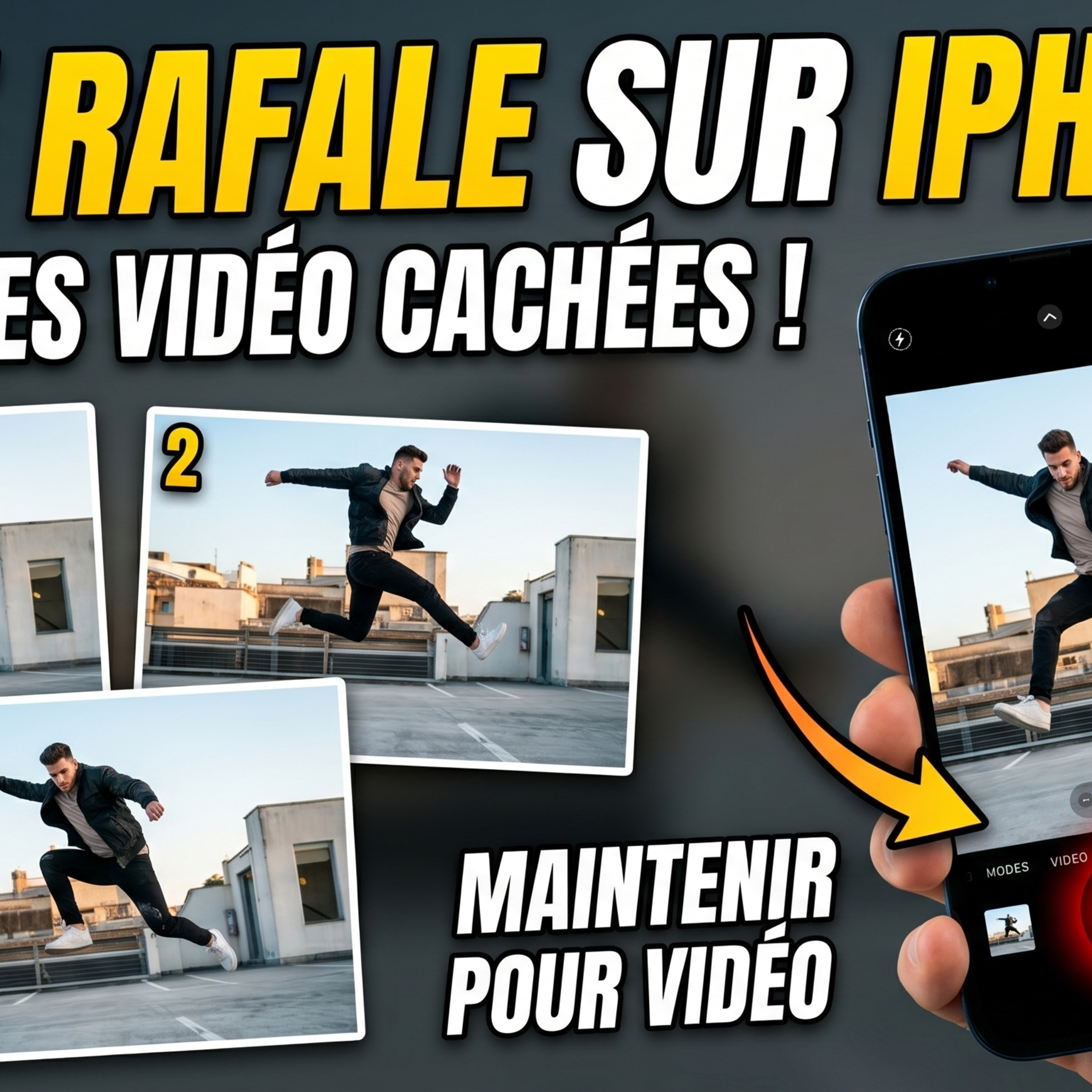 Comment Activer le Mode Rafale sur iPhone (+ 2 Astuces Vidéo Secrètes) ! 📸 episode artwork