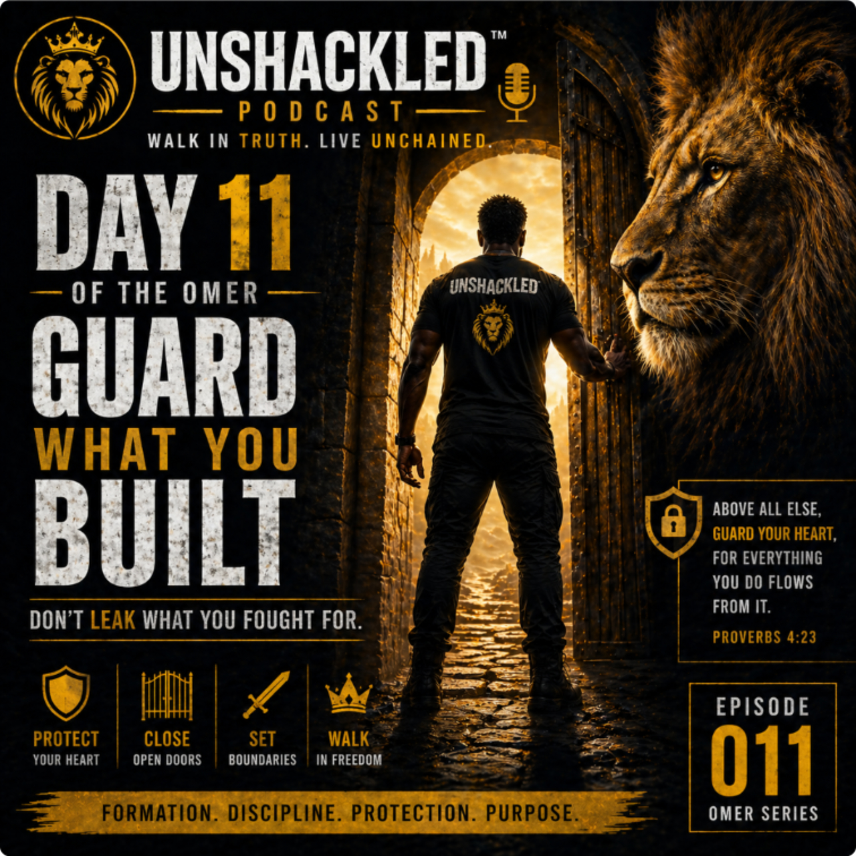 Become Unshackled™ Podcast | Day 11 of the Omer: Guard What You Built (Spiritual Discipline & Protection) episode artwork
