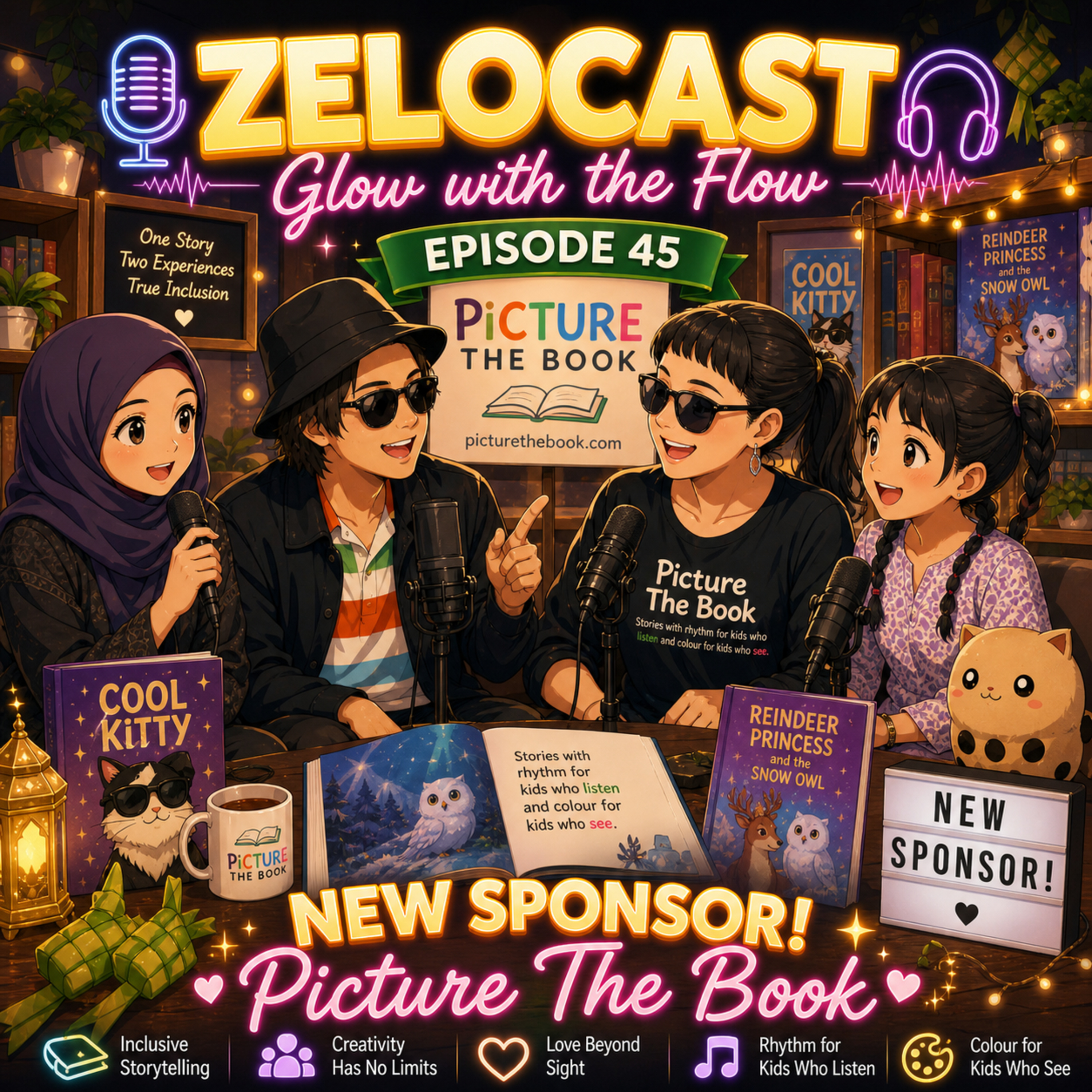 Episode 45 : New Sponsor! Picture The Book  episode artwork
