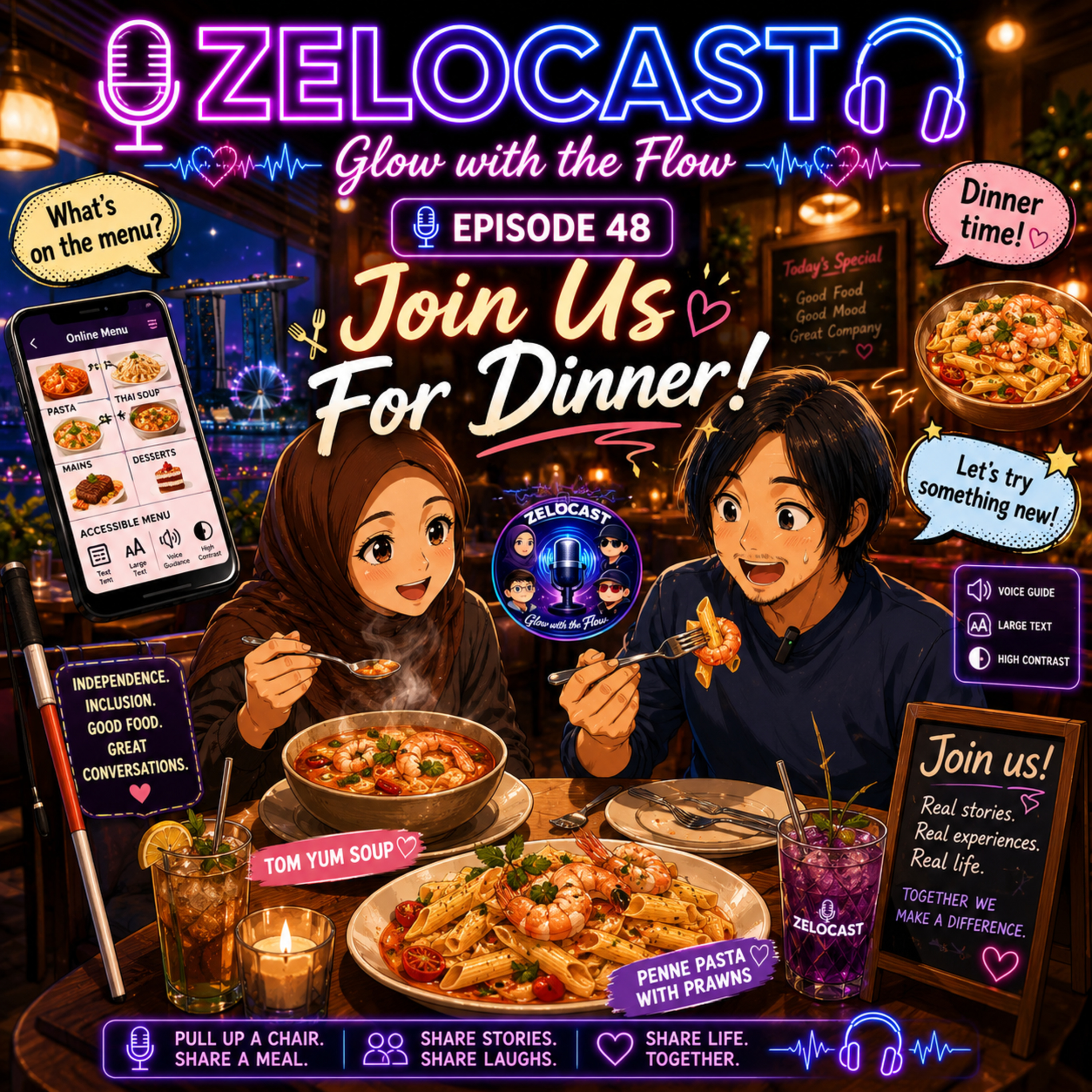 Episode 48 : Join us for Dinner! episode artwork