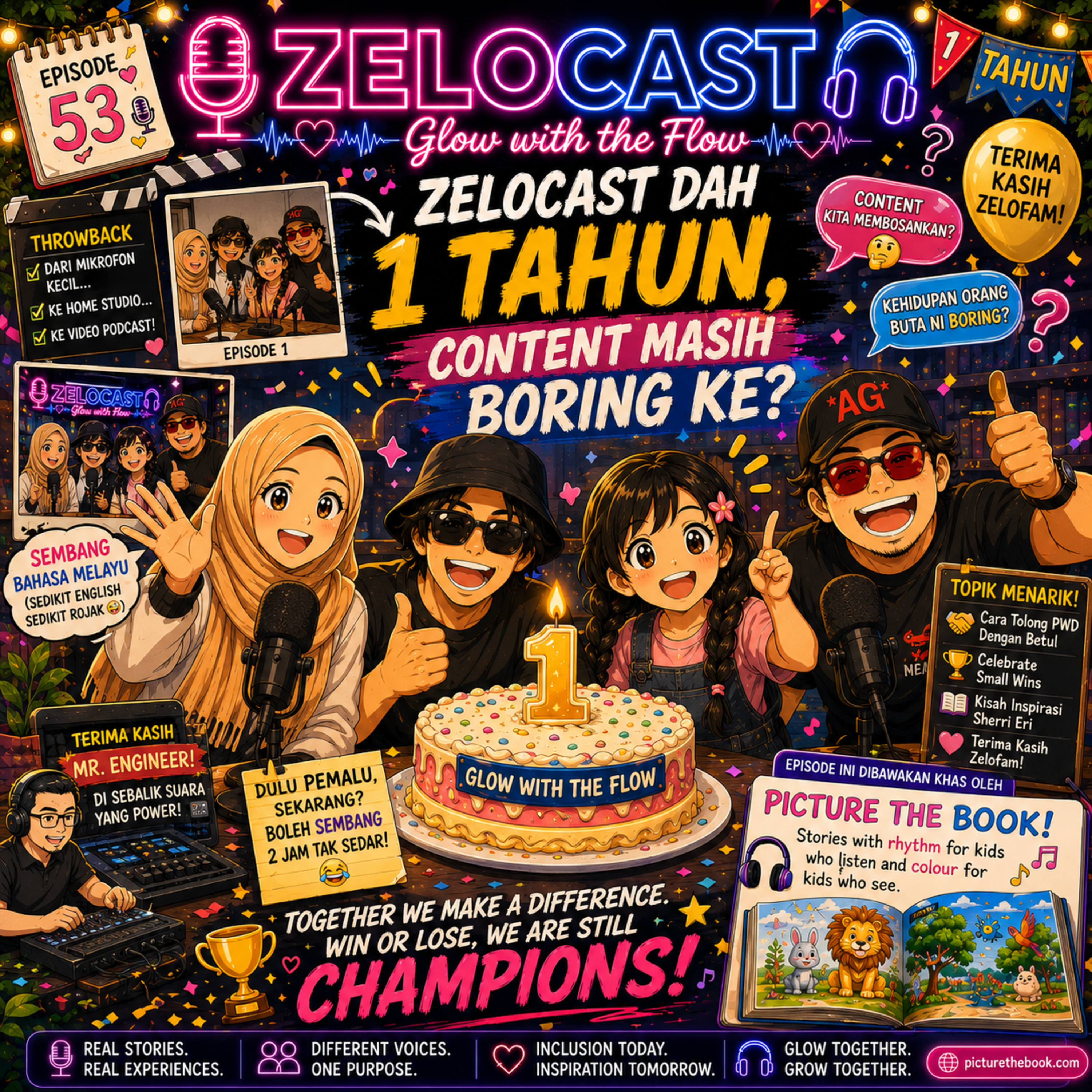Episode 53 : Zelocast dah 1 Tahun, Content Masih Boring Ke? episode artwork