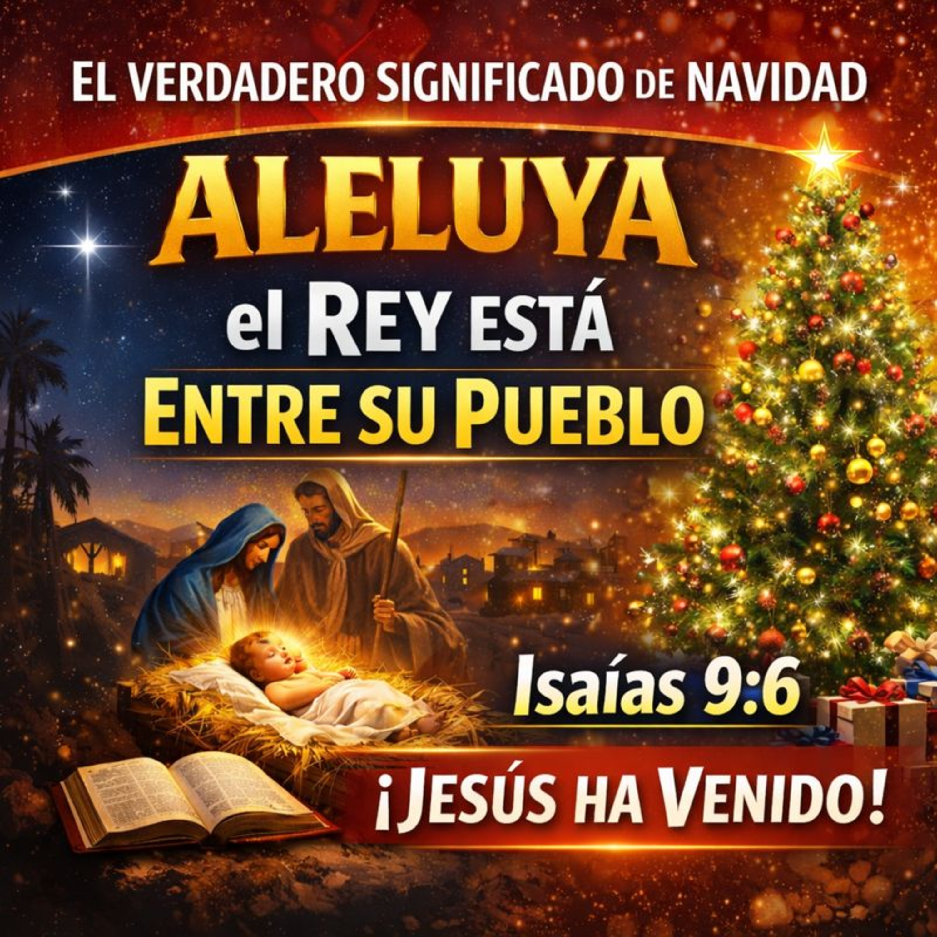 Predica Isaías 9:6. - EL VERDADERO SIGNIFICADO DE LA NAVIDAD | Aleluya, el Rey está entre su pueblo. Santiago Perdomo episode artwork