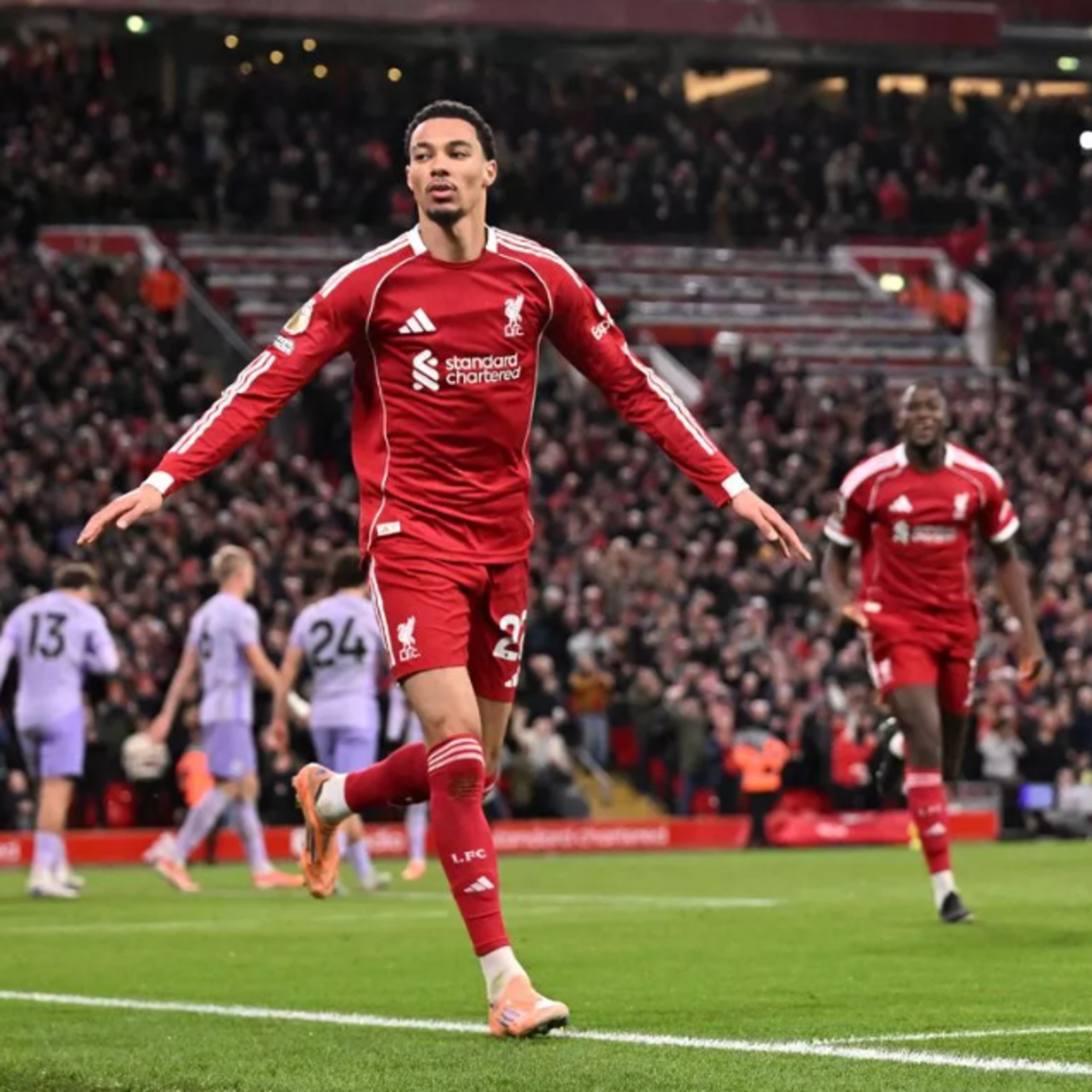 Post-match reaction: Liverpool 2 Brighton 0 - Salah breaks another record on a successful send-off; Ekitike delivers again episode artwork