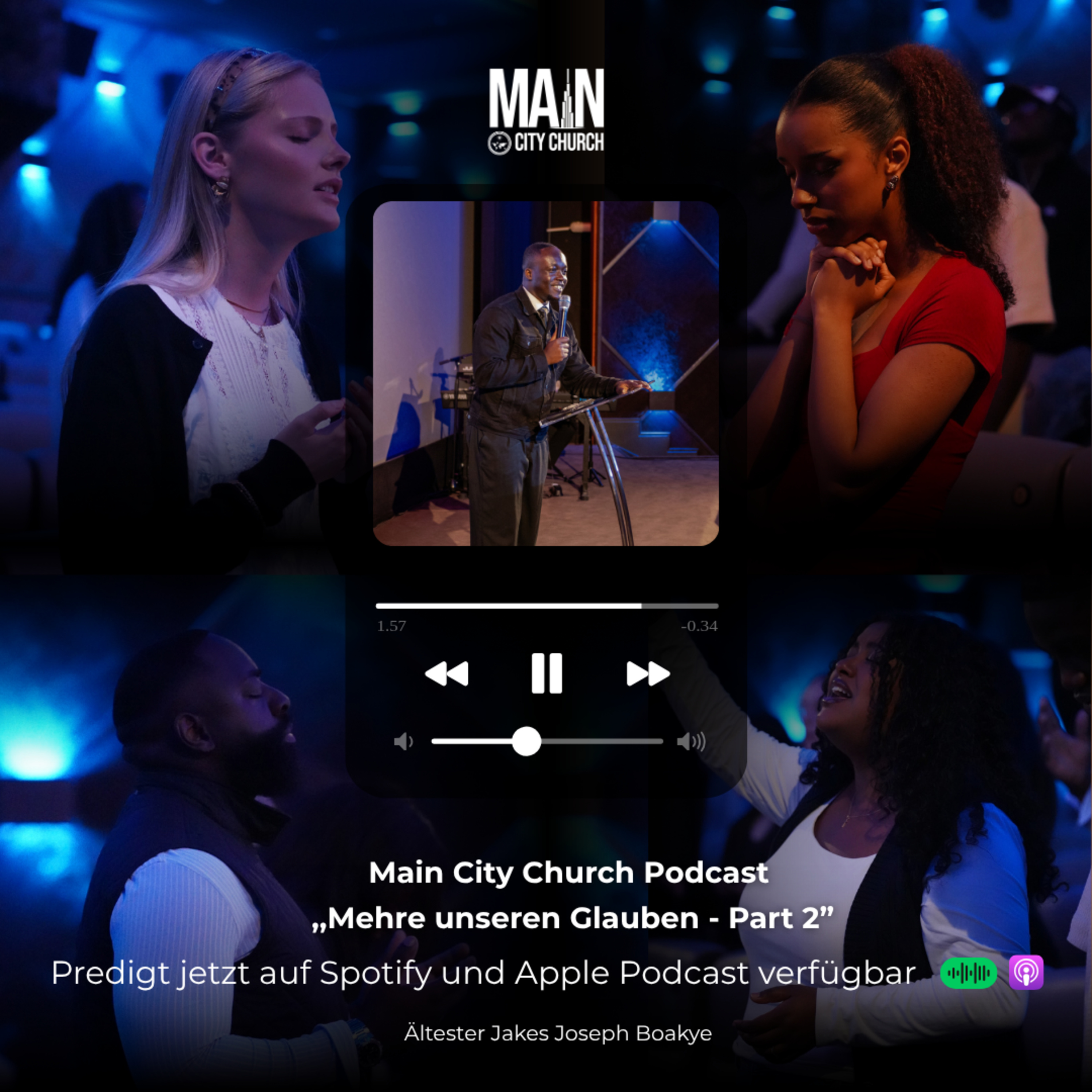 Mehre unseren Glauben - Part 2 | Main City Church | Jakes Joseph Boakye episode artwork