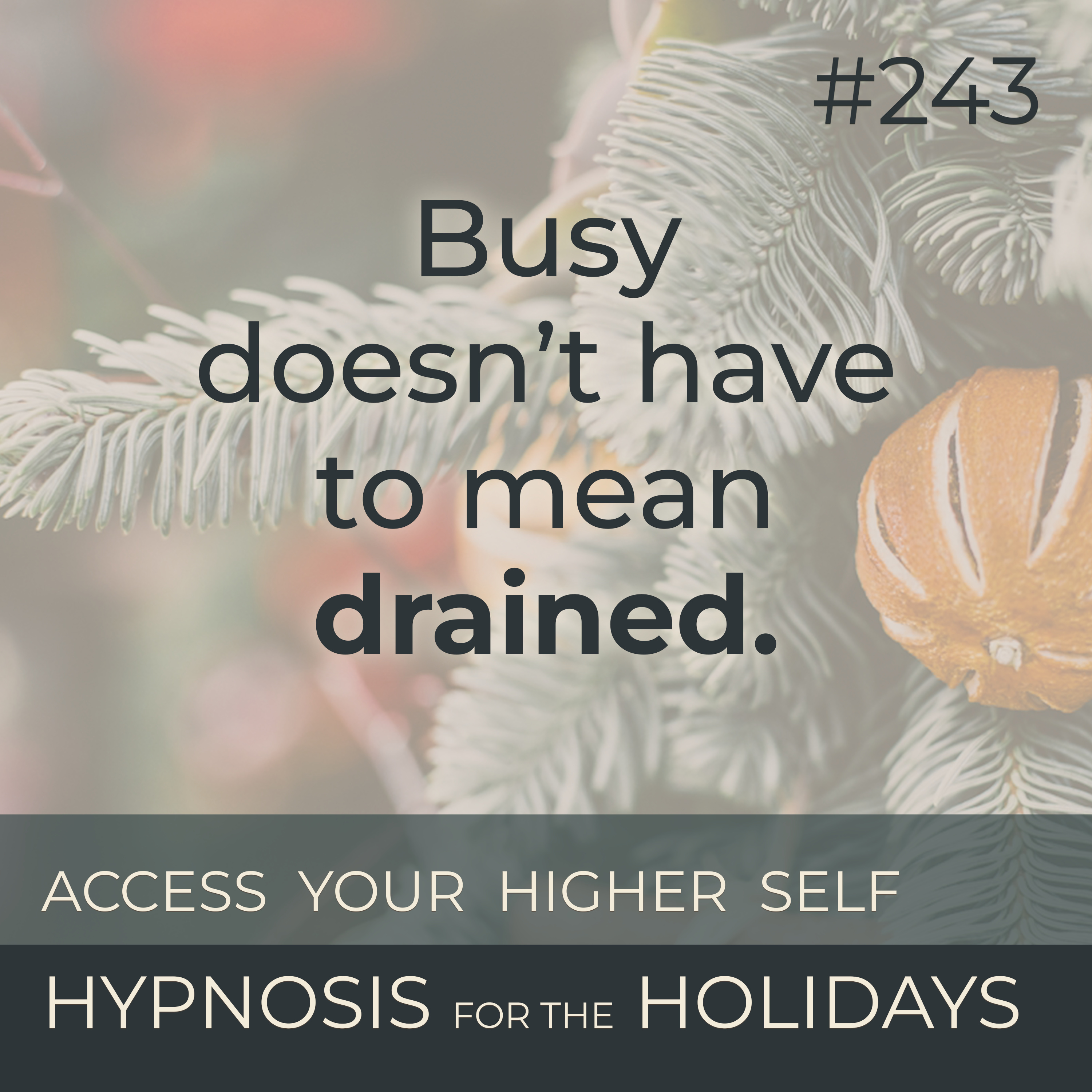 Nervous System Reset: A Higher-Self Hypnotic Journey for Women Who Carry Too Much | Hypnosis For The Holidays | Seer Sessions #243 episode artwork