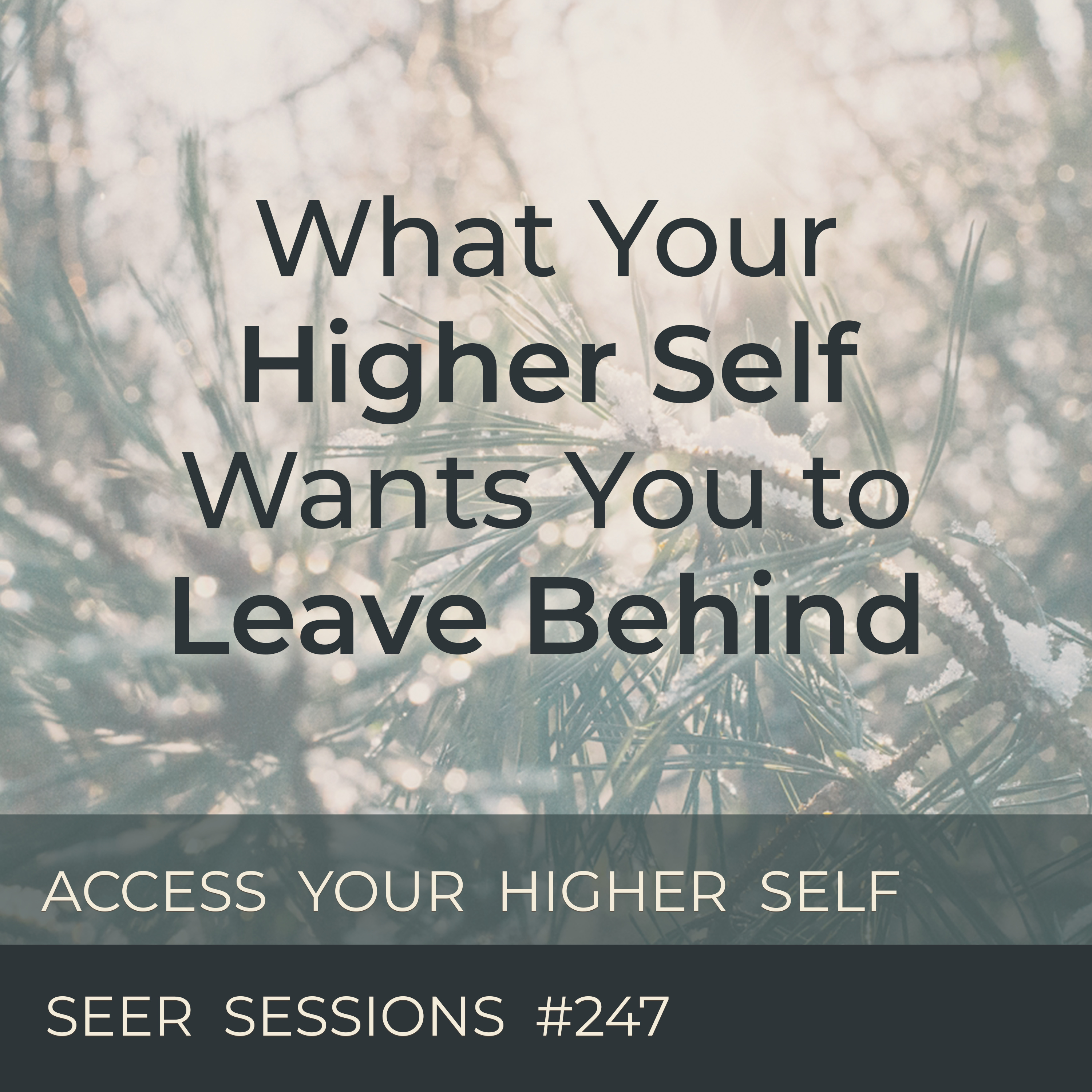 What Your Higher Self Wants You to Leave Behind | Take This Hypnotic Journey | Seer Sessions #247 episode artwork