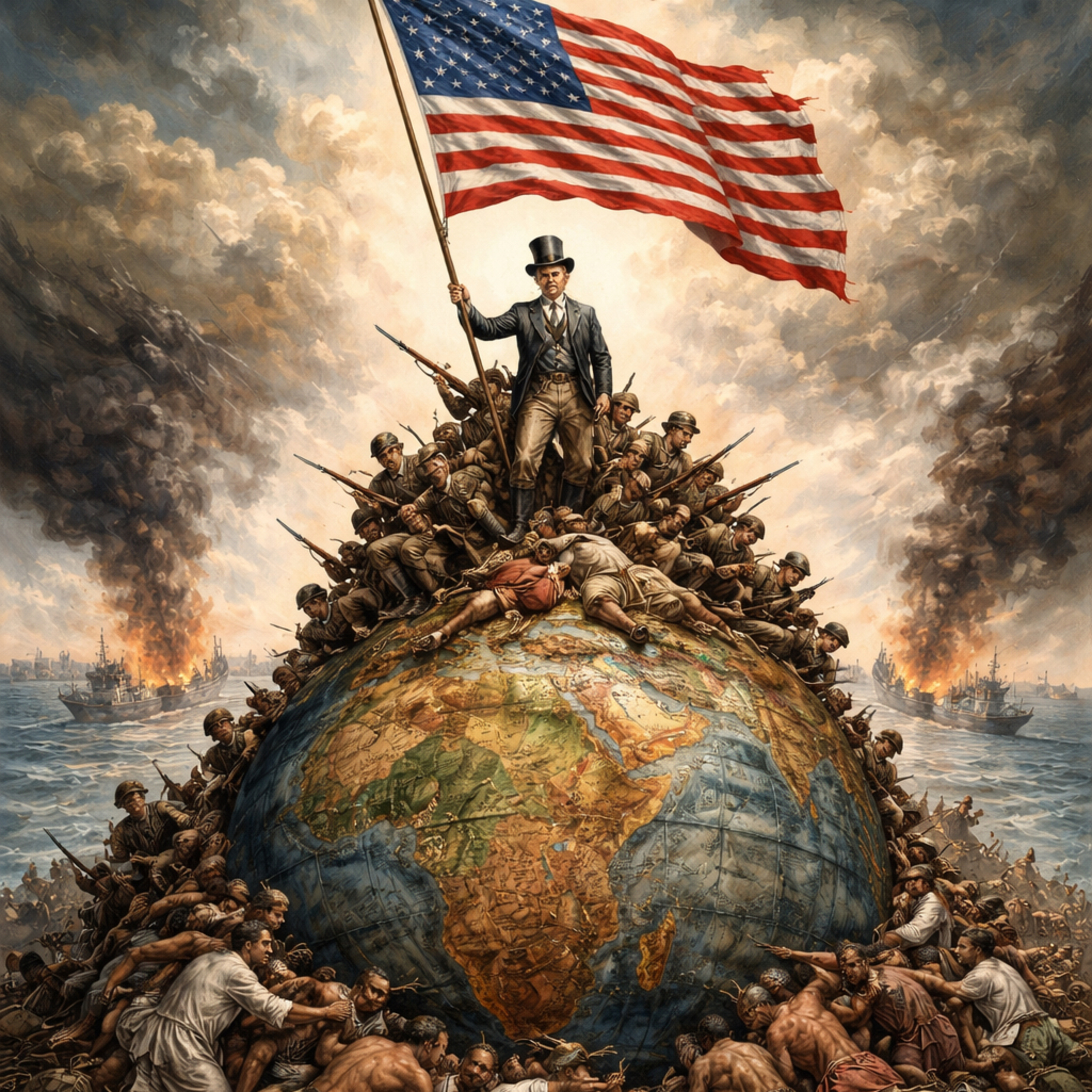 Imperialism, with an American flag on top! episode artwork