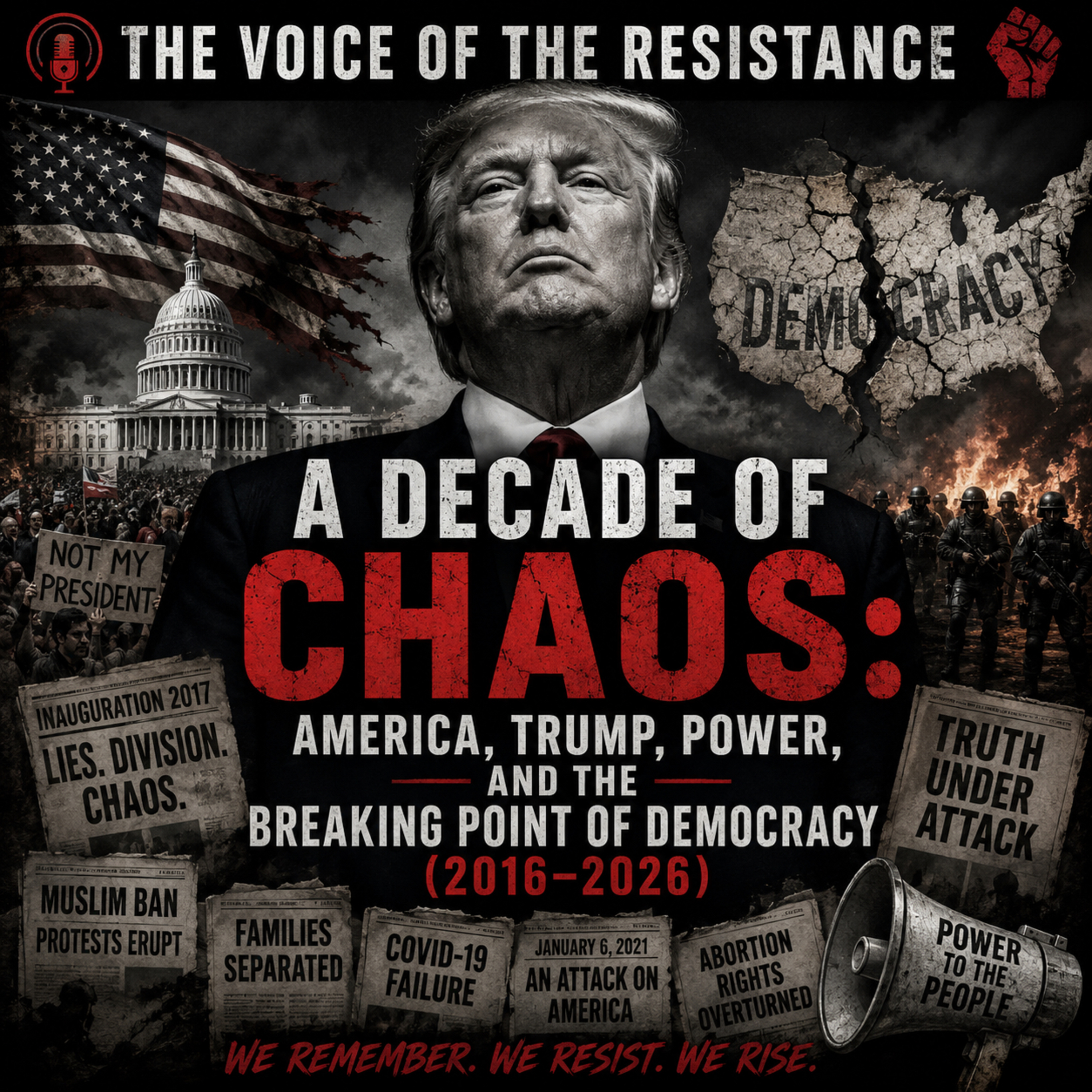 A Decade of Chaos: America, Trump, Power, and the Breaking Point of Democracy (2016–2026) episode artwork