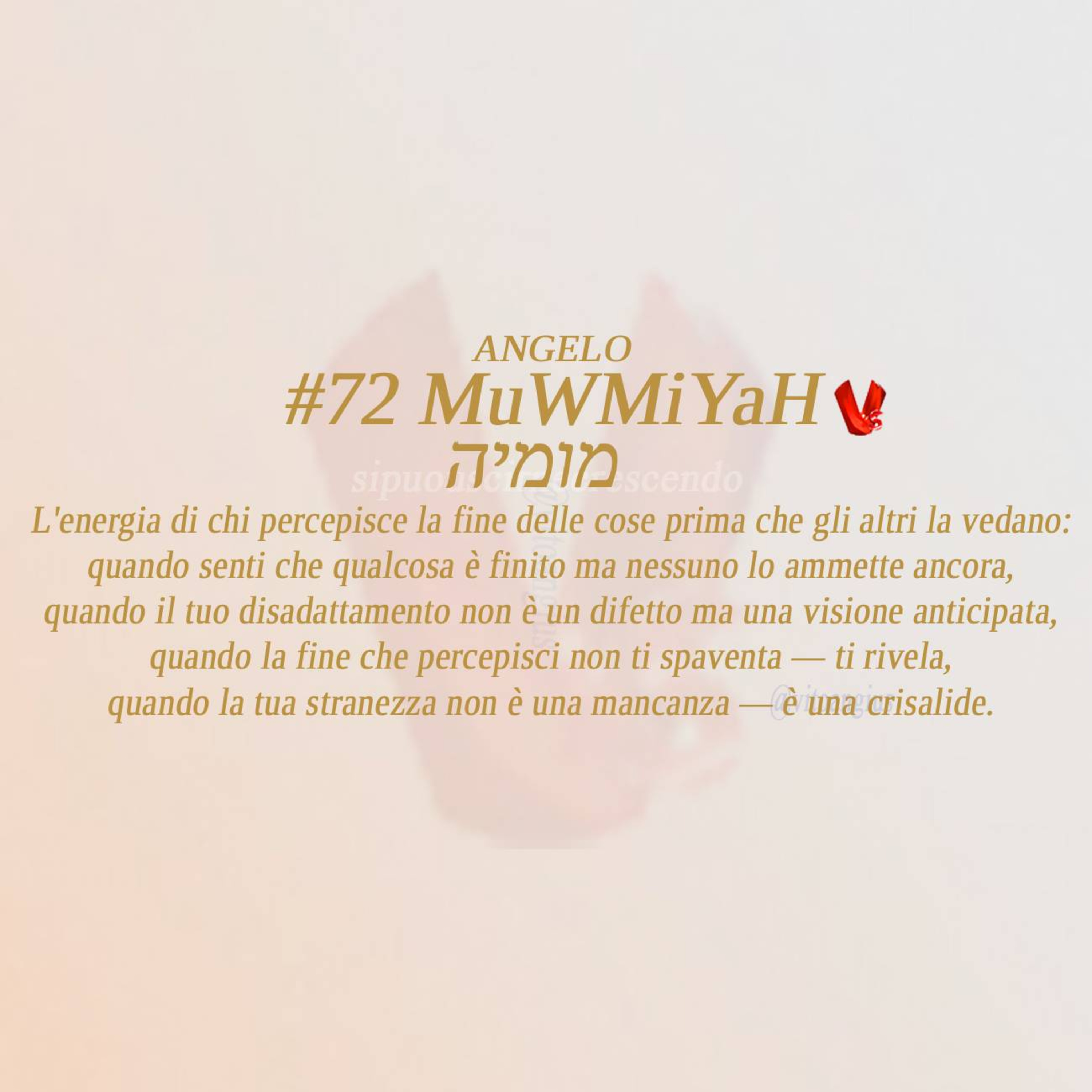 🌀 MuWMiYaH #72 — L'Angelo dei Difetti episode artwork