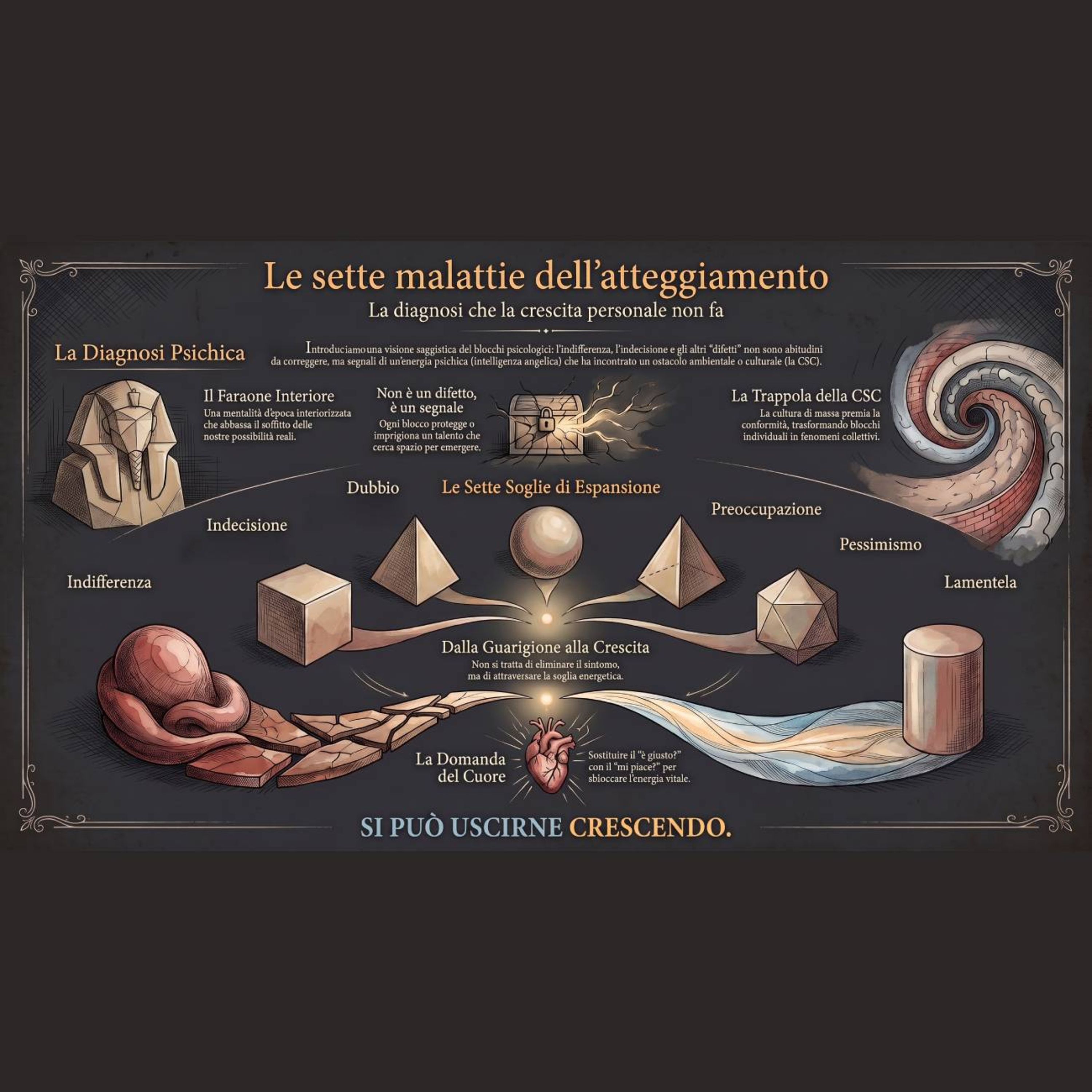 🧠 Le sette malattie dell'atteggiamento — La diagnosi che la crescita personale non fa episode artwork