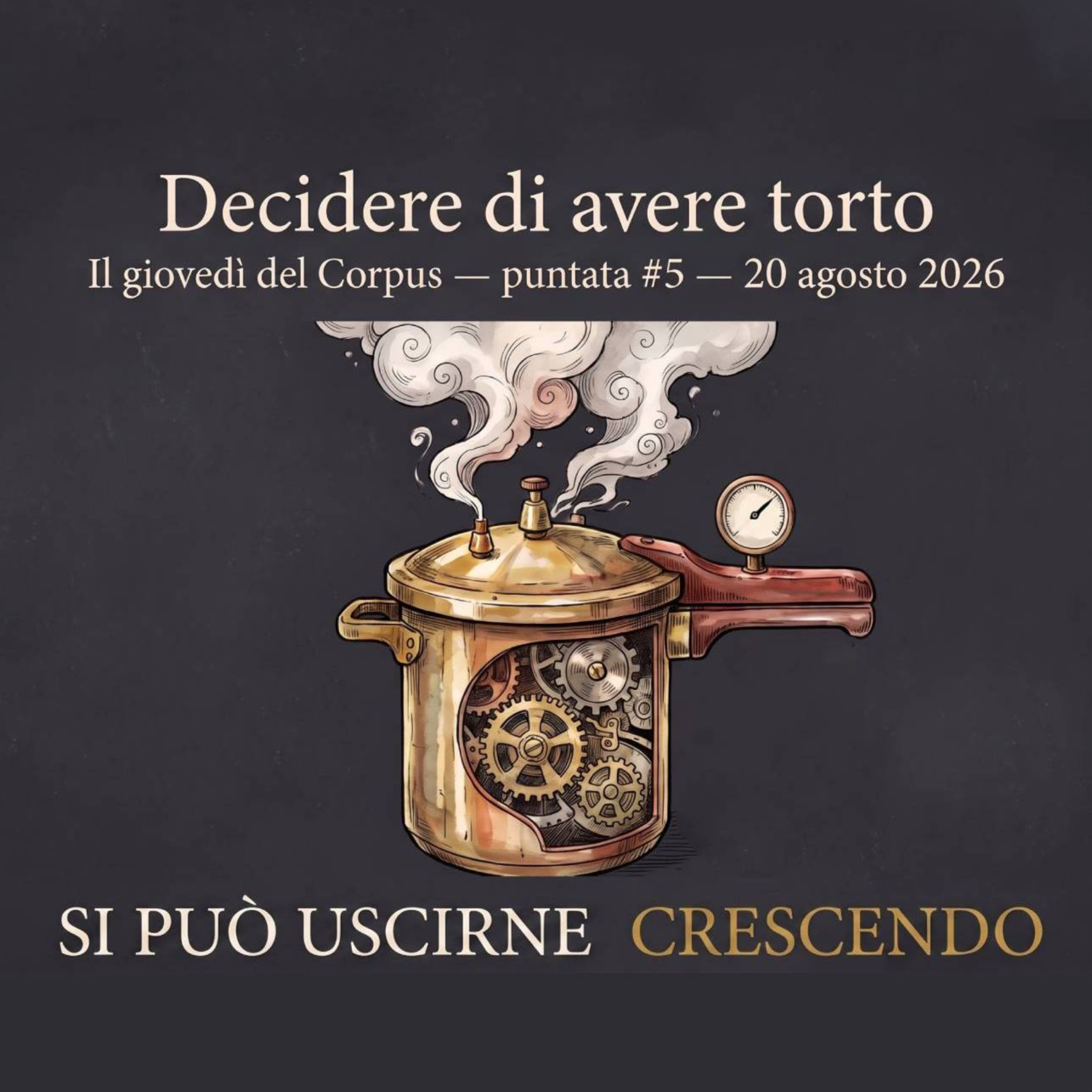  ⚖️ Decidere di avere torto | #5 IL GIOVEDÌ DEL CORPUS episode artwork